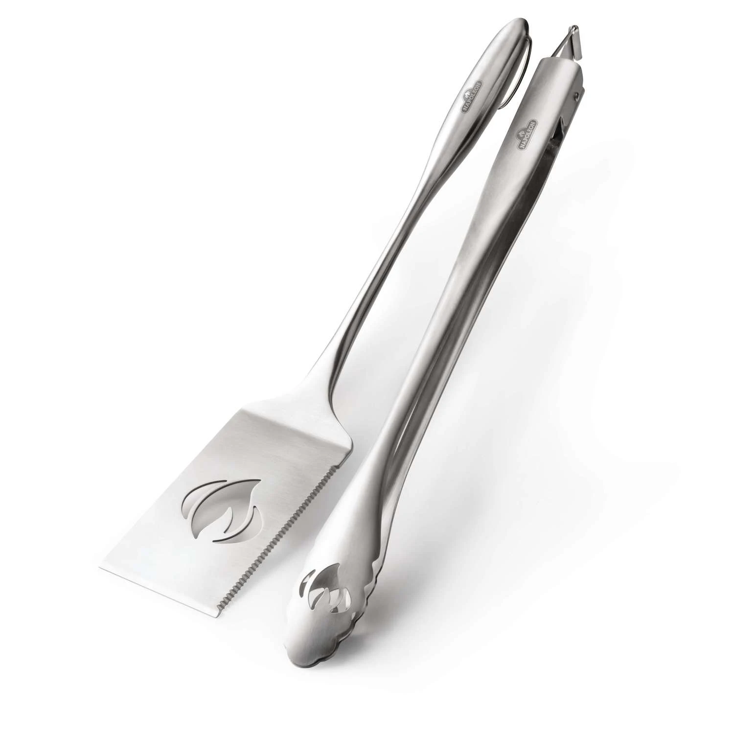 Napoleon Stainless Steel Silver Grill Tool Set 2 Pc 1 Napoleon Stainless Steel Silver Grill Tool Set 2 Pc
