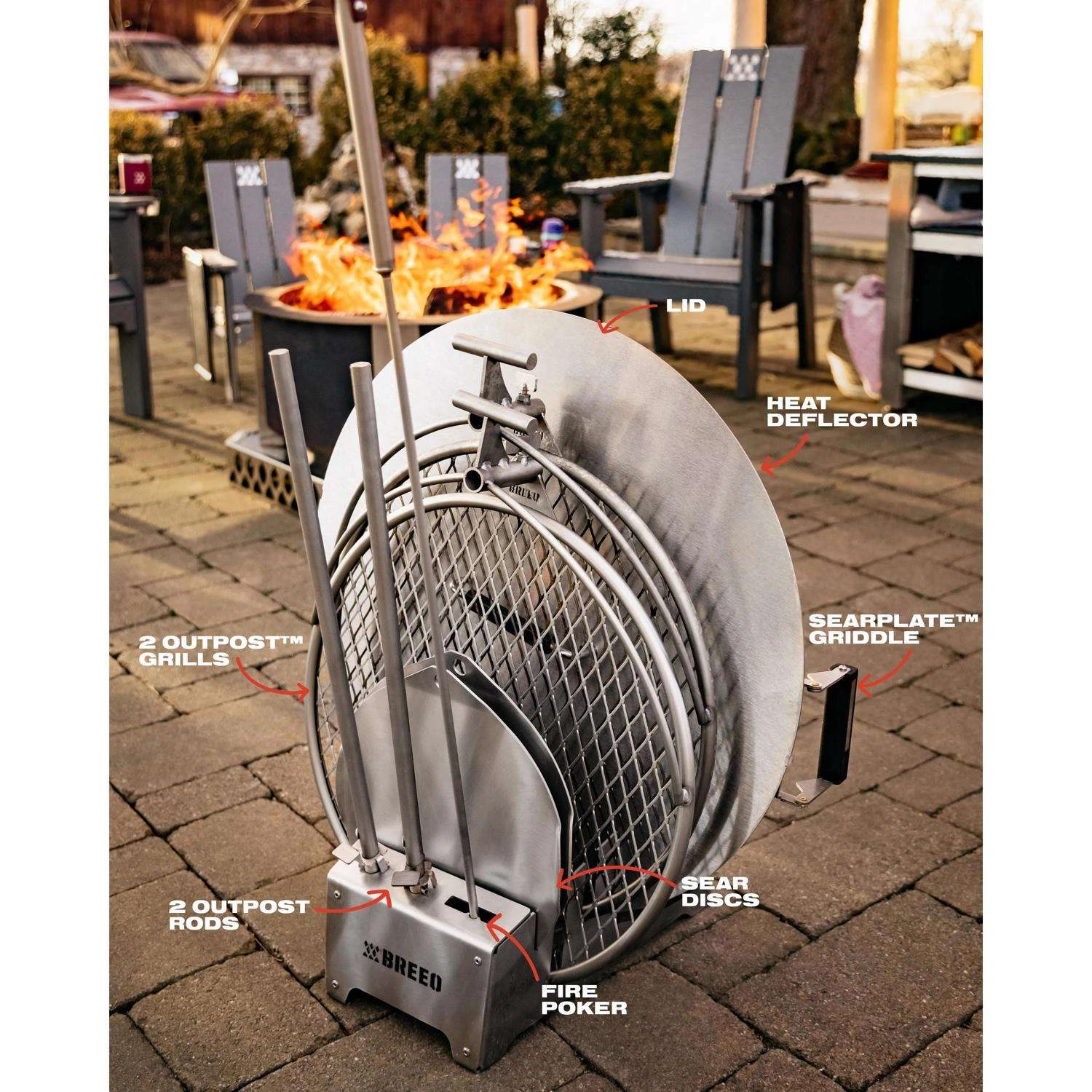 Breeo 304 Dock XL Stainless Steel Grilling Accessory Kit 1 Pk 4 Breeo 304 Dock XL Stainless Steel Grilling Accessory Kit 1 Pk - Image 4