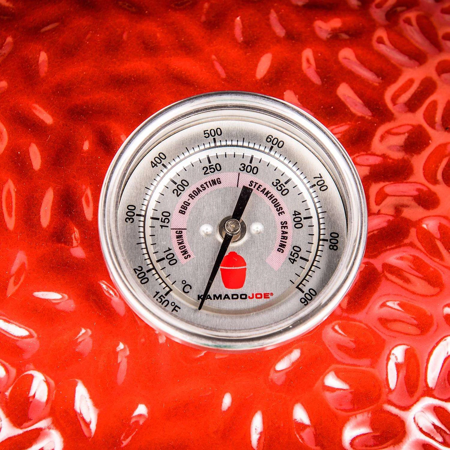 Kamado Joe 24 In. Big Joe III Charcoal Kamado Grill And Smoker Red 2 Kamado Joe 24 In. Big Joe III Charcoal Kamado Grill And Smoker Red - Image 2