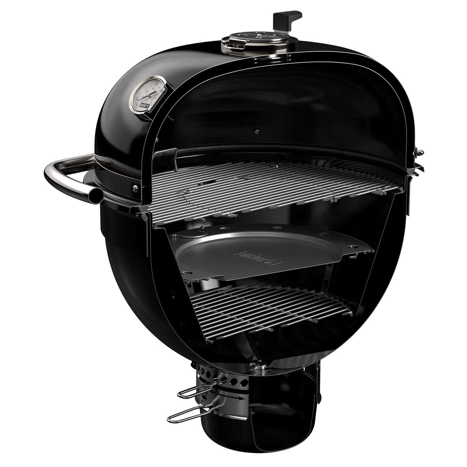Weber 24 In. Summit S6 Charcoal Kamado Grill And Smoker Black 3 Weber 24 In. Summit S6 Charcoal Kamado Grill And Smoker Black - Image 3