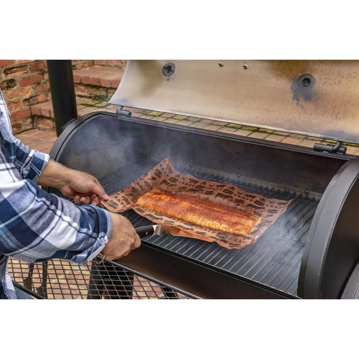 Oklahoma Joe's Stainless Steel Black/Silver Grill Spatula 1 Pc 4 Oklahoma Joe's Stainless Steel Black/Silver Grill Spatula 1 Pc - Image 4