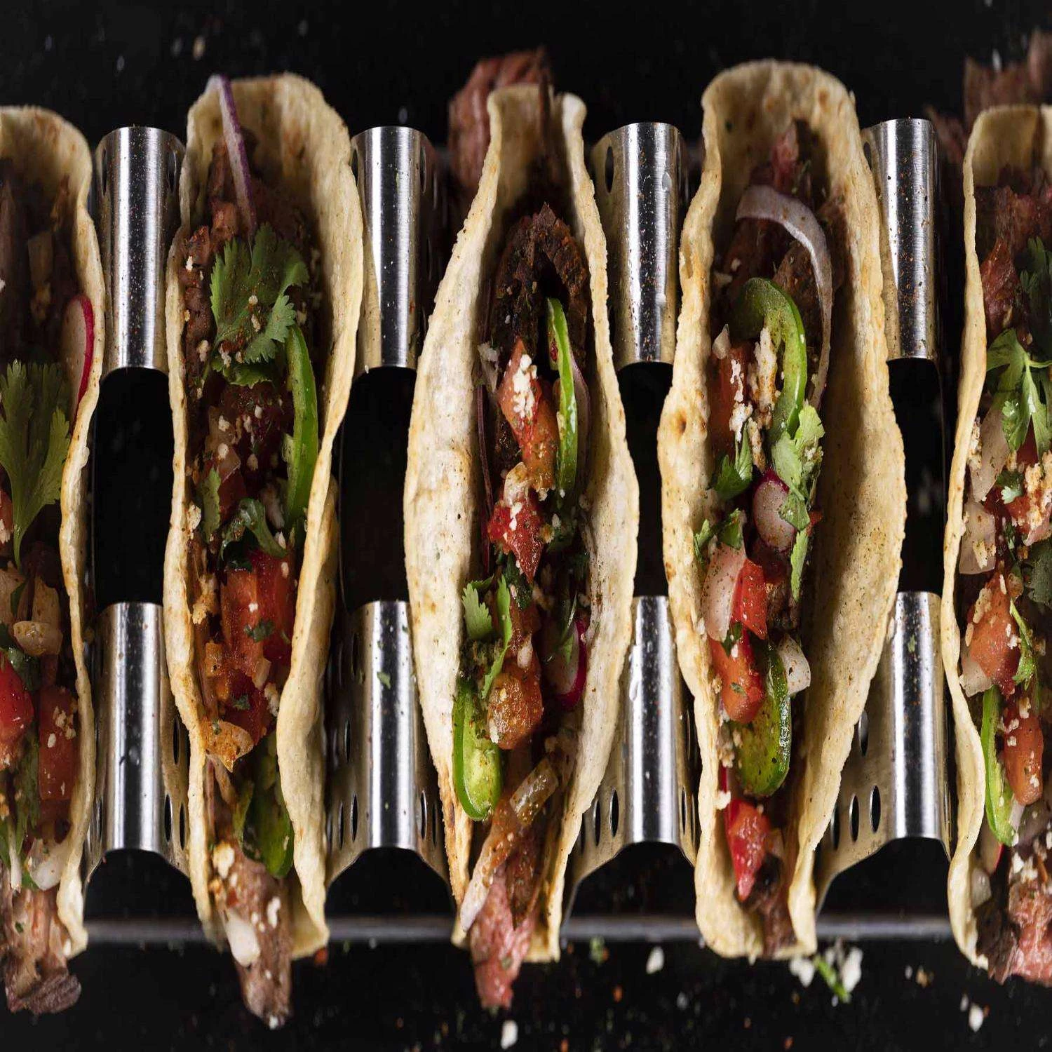 Blackstone Deluxe Stainless Steel Taco Tray 17.71 In. L X 4.5 In. W 2 Pk 3 Blackstone Deluxe Stainless Steel Taco Tray 17.71 In. L X 4.5 In. W 2 Pk - Image 3