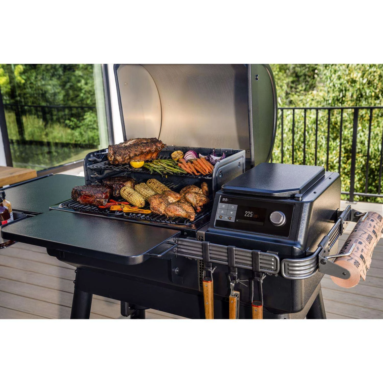Traeger Ironwood Wood Pellet Grill And Smoker Black 2 Traeger Ironwood Wood Pellet Grill And Smoker Black - Image 2