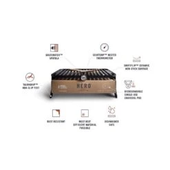 Fire & Flavor Hero Charcoal Grill System Black 7 Fire & Flavor Hero Charcoal Grill System Black -The Grill Spot 1609fce0 a789 42cc 9f4e d207feb6009d