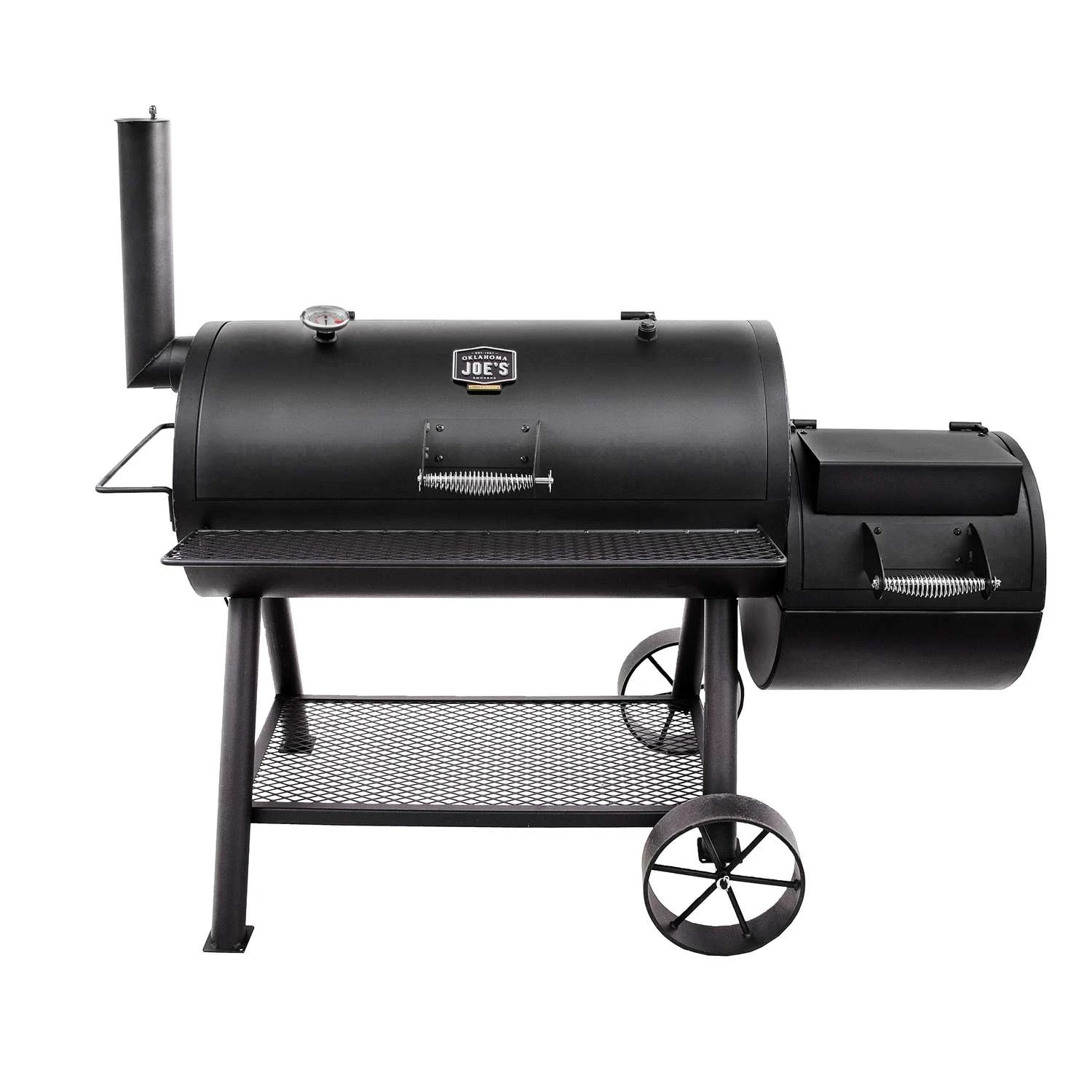 Oklahoma Joe's Longhorn Charcoal/Wood Offset Smoker Black 1 Oklahoma Joe's Longhorn Charcoal/Wood Offset Smoker Black