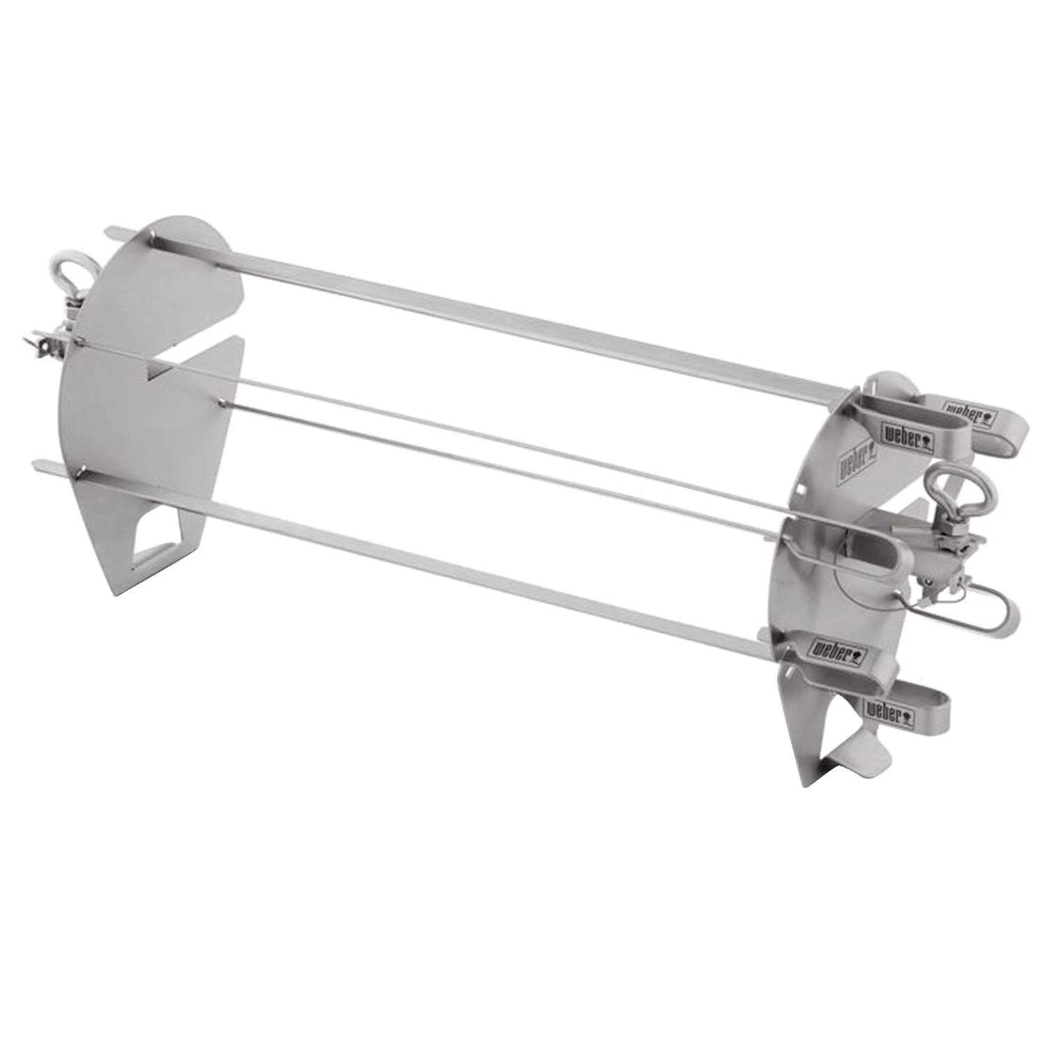 Weber Crafted Stainless Steel Skewer 5.3 L X 17.7 In. W 6 1 Weber Crafted Stainless Steel Skewer 5.3 L X 17.7 In. W 6