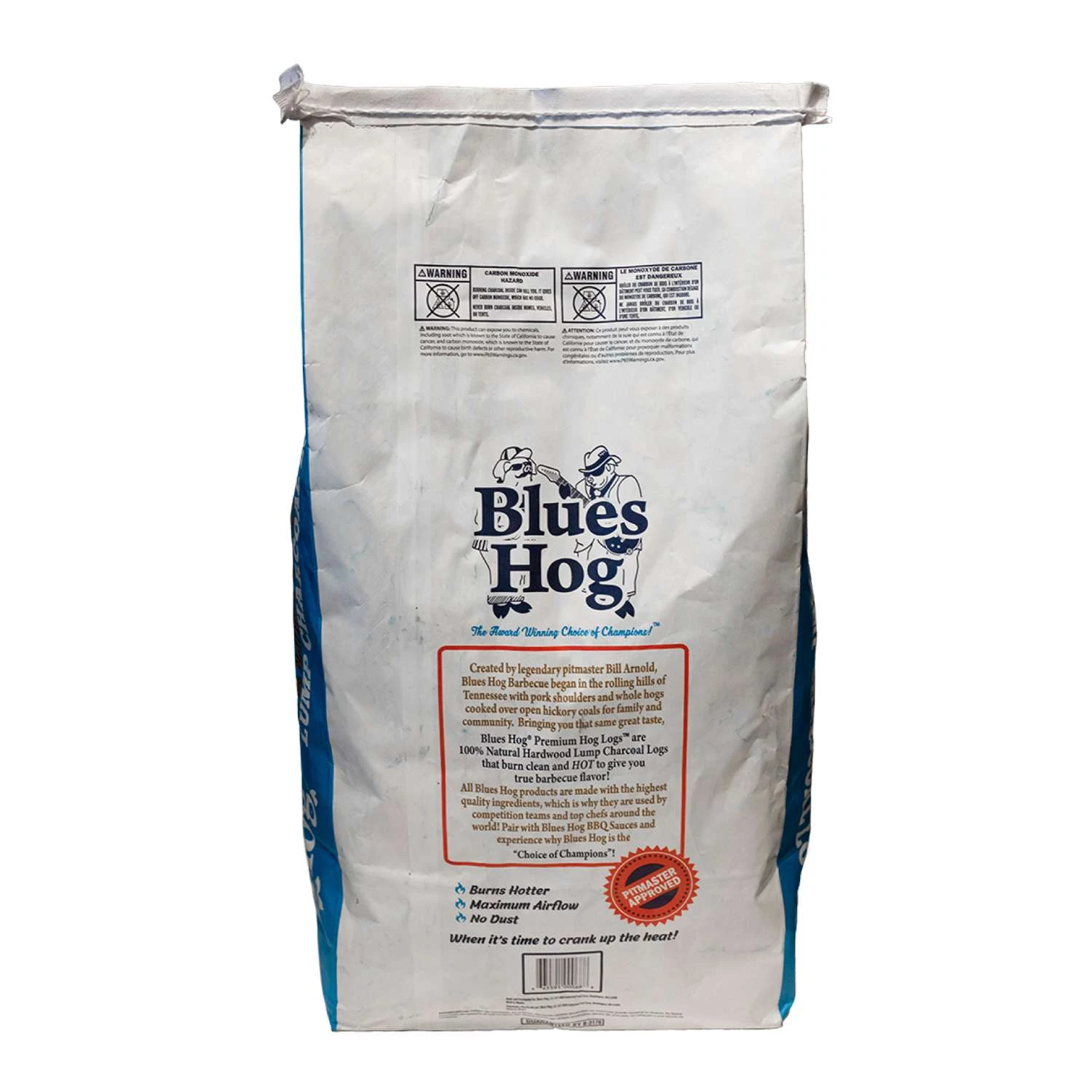 Blues Hog Hog Logs All Natural Hardwood Lump Charcoal 15.4 Lb 2 Blues Hog Hog Logs All Natural Hardwood Lump Charcoal 15.4 Lb - Image 2