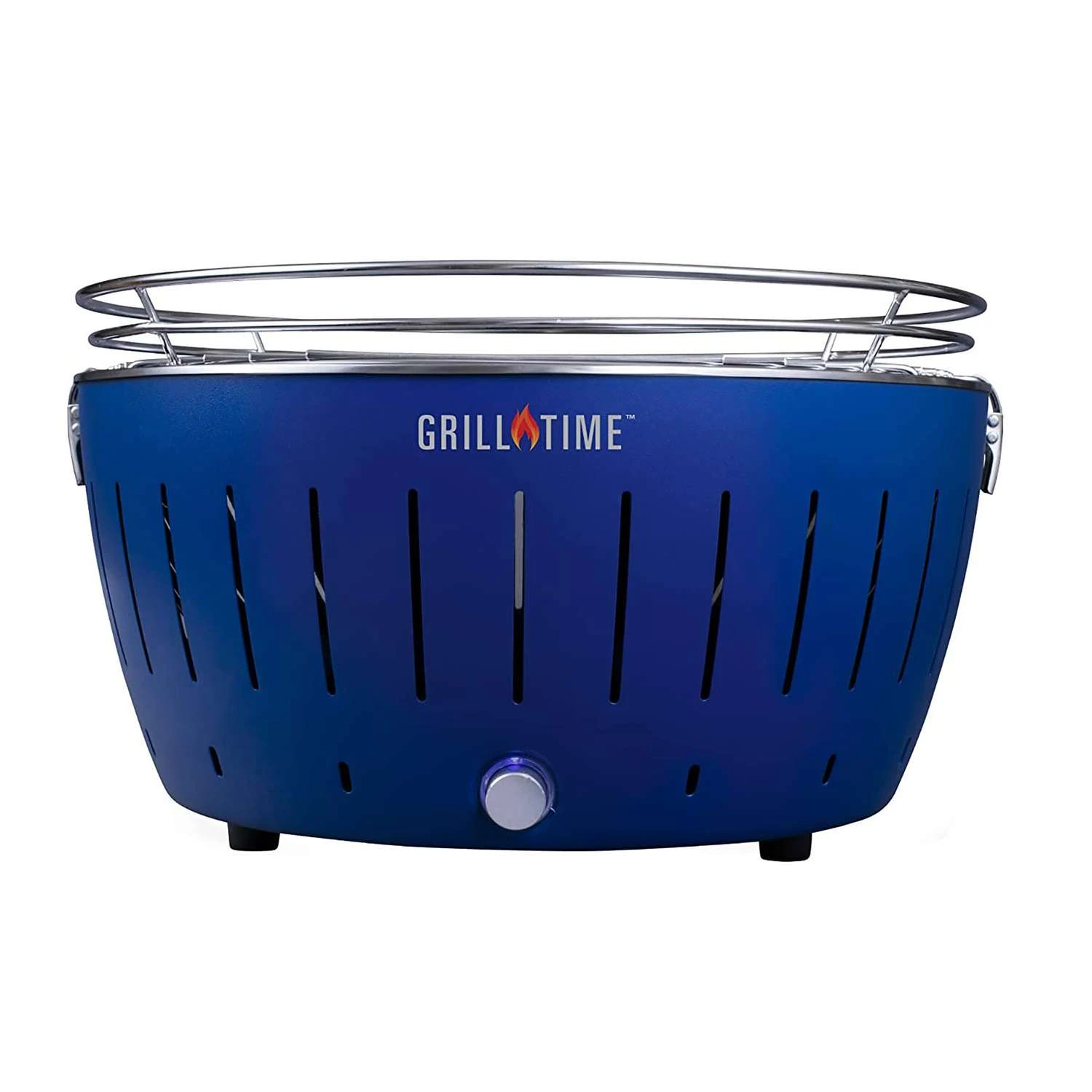 Grill Time 16 In. Tailgater GTX Charcoal Grill Blue 1 Grill Time 16 In. Tailgater GTX Charcoal Grill Blue