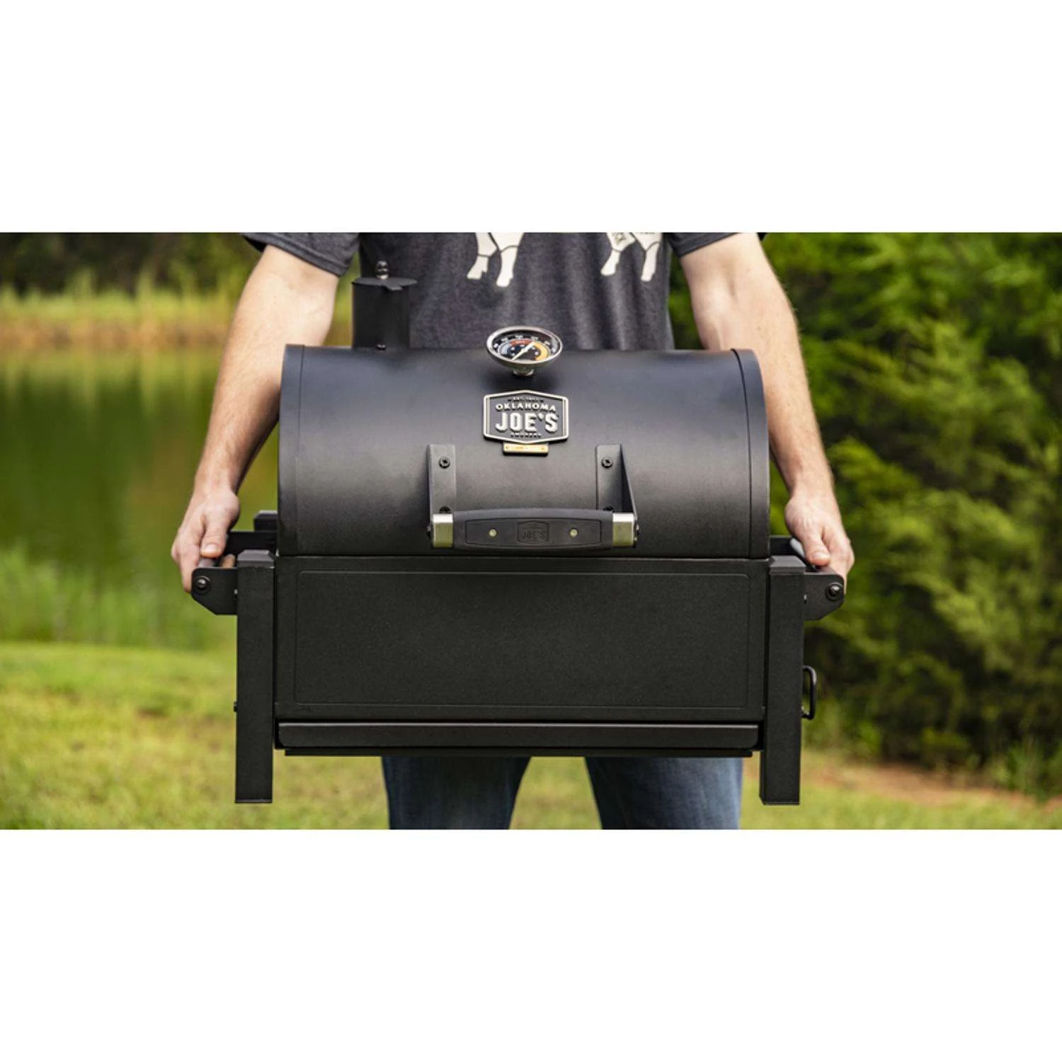 Oklahoma Joe's 17 In. Rambler Charcoal Grill Black 8 Oklahoma Joe's 17 In. Rambler Charcoal Grill Black - Image 8