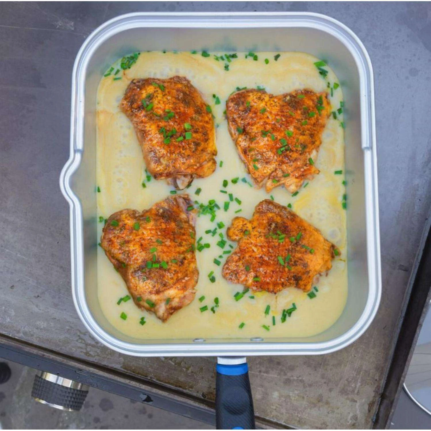 Razor Carbon Steel Grilling Pan 4 Qt 19 In. L X 10.3 In. W 1 Pk 4 Razor Carbon Steel Grilling Pan 4 Qt 19 In. L X 10.3 In. W 1 Pk - Image 4