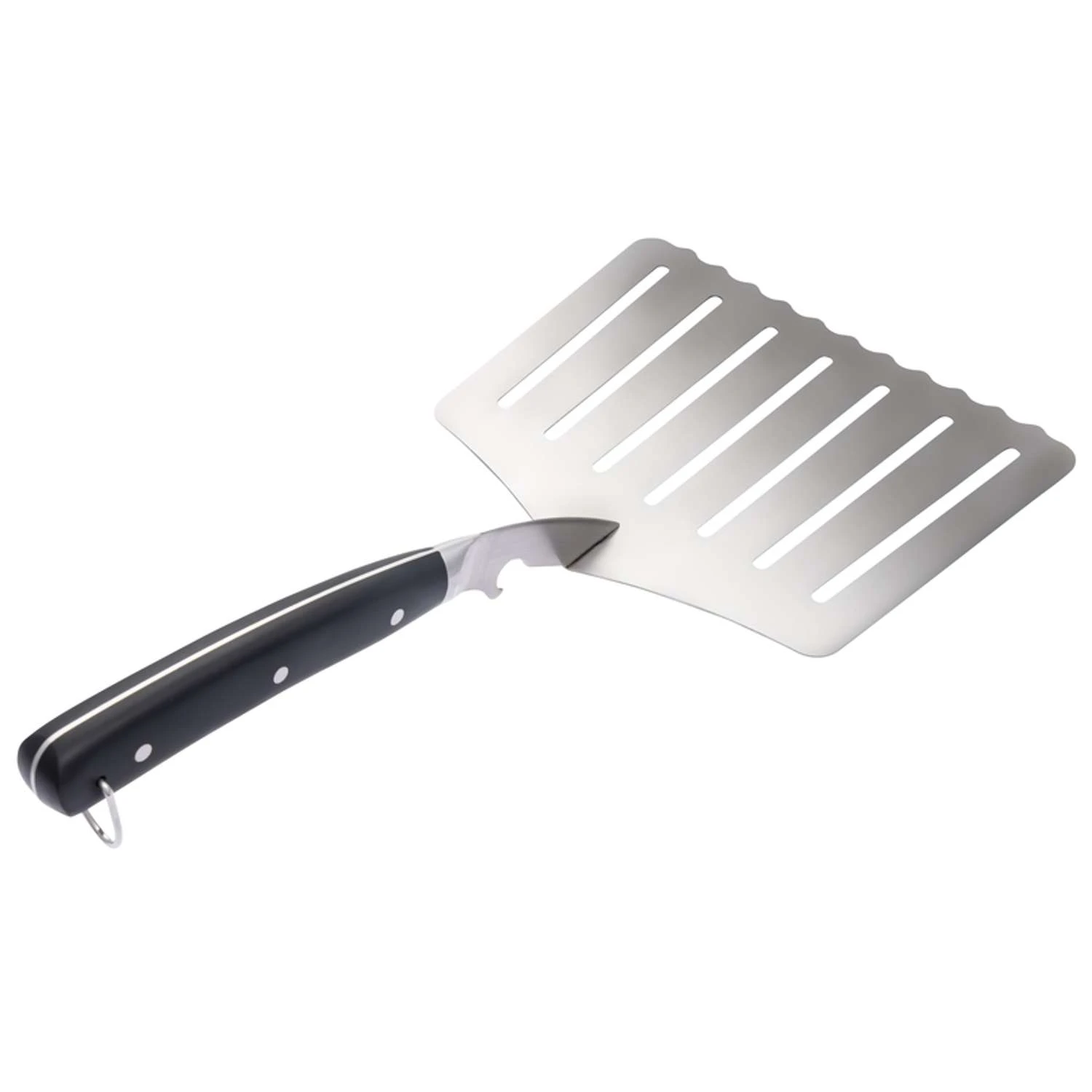 Oklahoma Joe's Stainless Steel Black/Silver Grill Spatula 1 Pc 1 Oklahoma Joe's Stainless Steel Black/Silver Grill Spatula 1 Pc