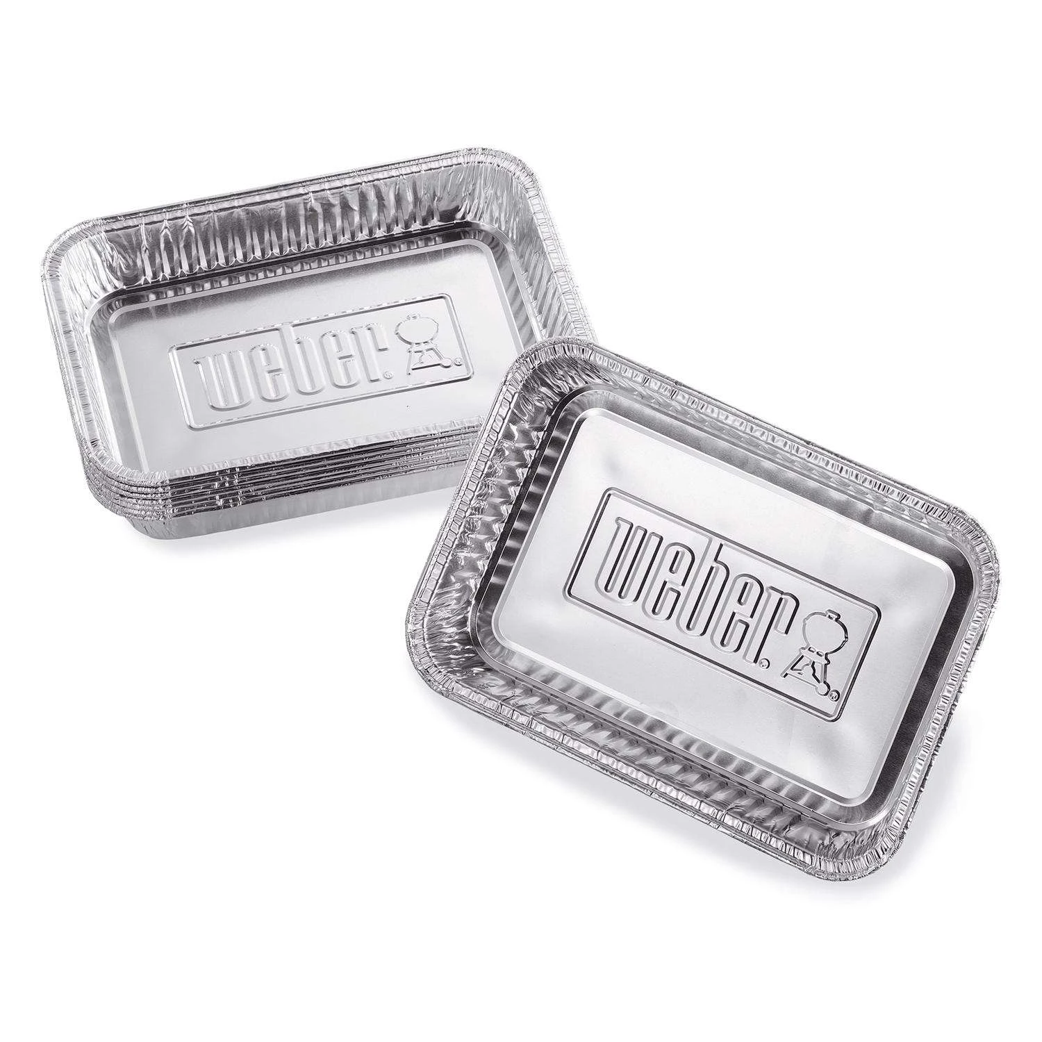 Weber Aluminum Drip Pan 8.6 In. L X 6 In. W For Weber 2 Weber Aluminum Drip Pan 8.6 In. L X 6 In. W For Weber - Image 2