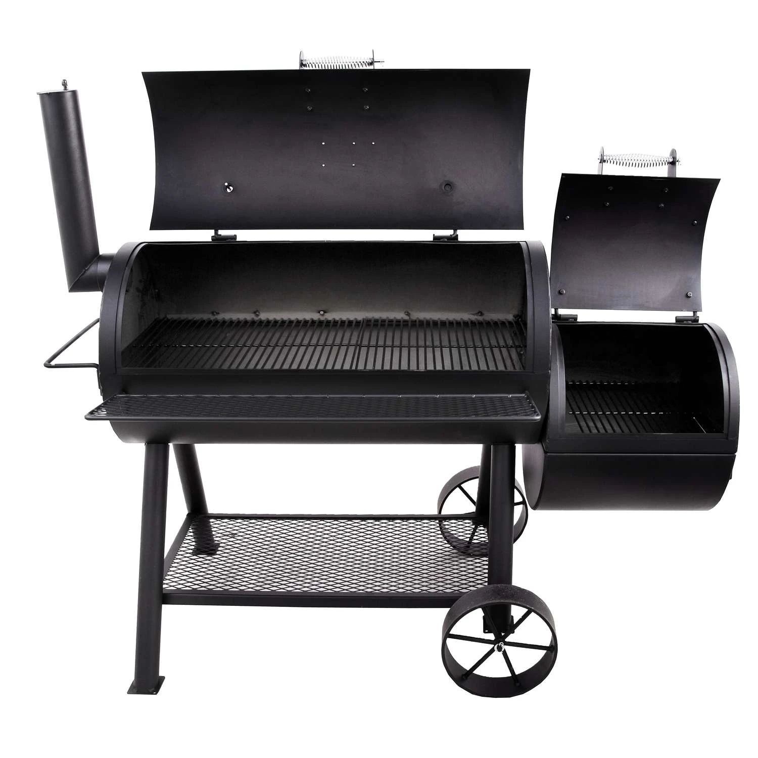 Oklahoma Joe's Longhorn Charcoal/Wood Offset Smoker Black 2 Oklahoma Joe's Longhorn Charcoal/Wood Offset Smoker Black - Image 2