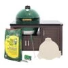 Big Green Egg 24 In. XLarge EGG Package With 53" Modern Farmhouse Table Charcoal Kamado Grill And Sm