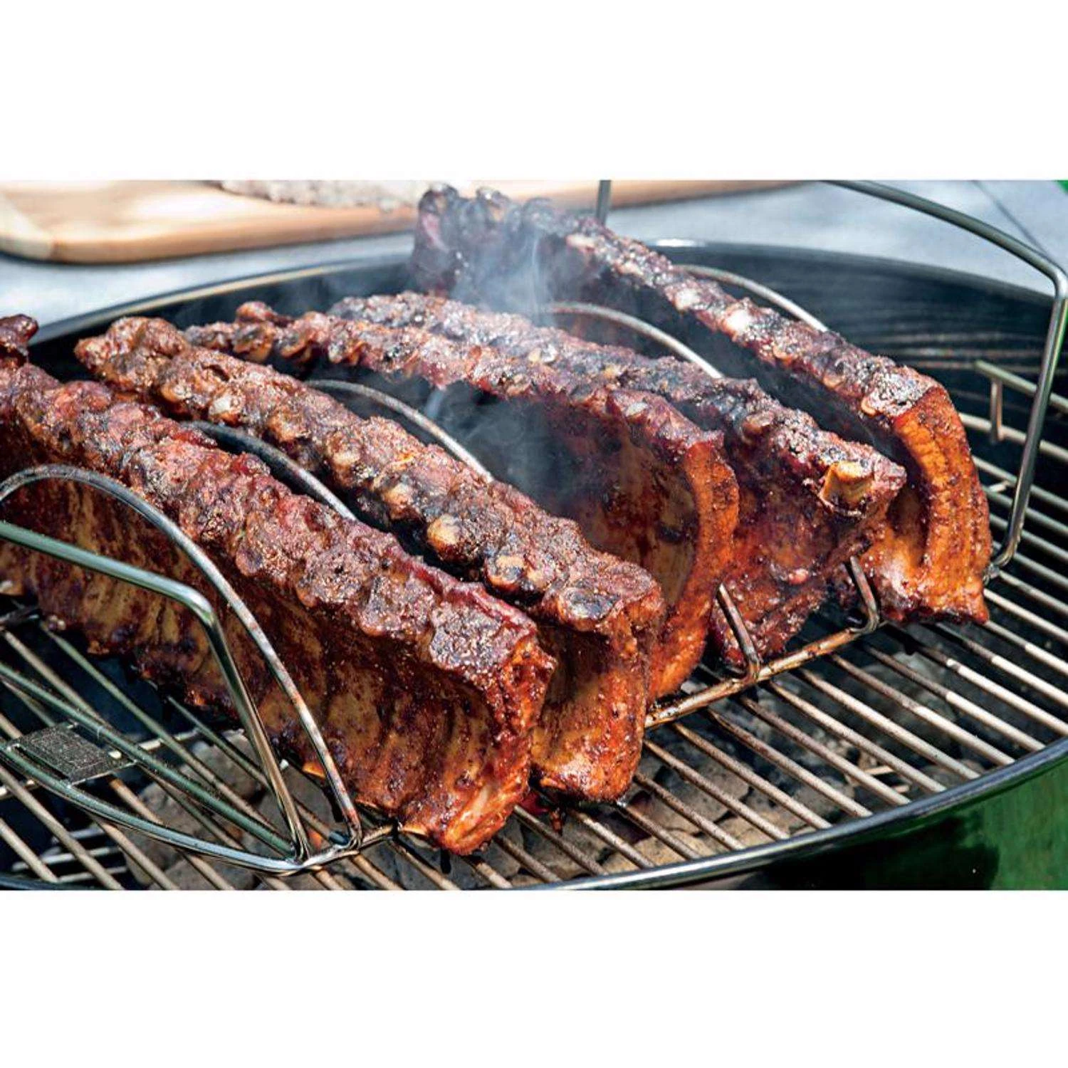 Weber Steel Roasting Rack 17.1 In. L X 10.5 In. W 1 Pk 8 Weber Steel Roasting Rack 17.1 In. L X 10.5 In. W 1 Pk - Image 8