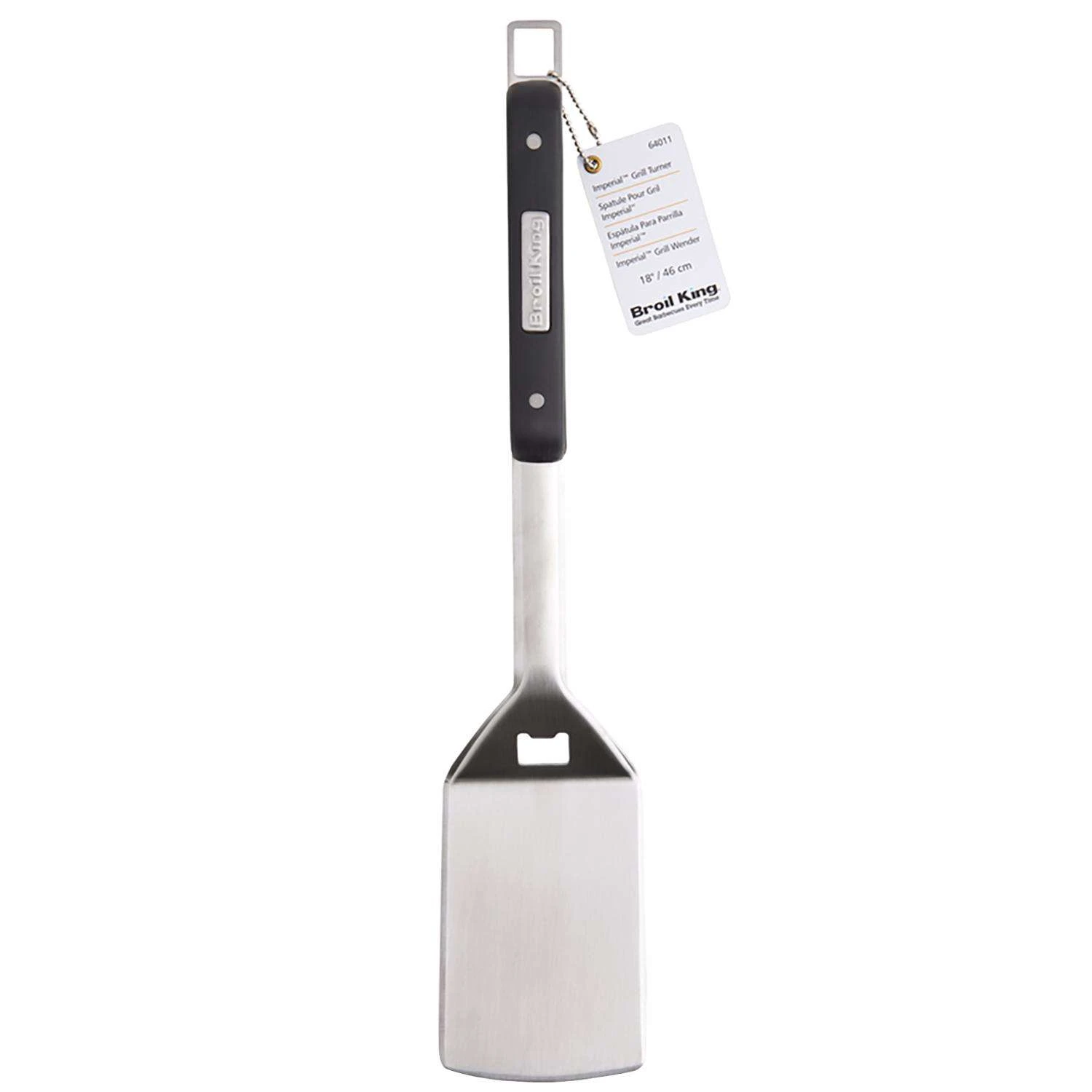 Broil King Imperial Stainless Steel Black Grill Turner/Tong 1 Pk 3 Broil King Imperial Stainless Steel Black Grill Turner/Tong 1 Pk - Image 3