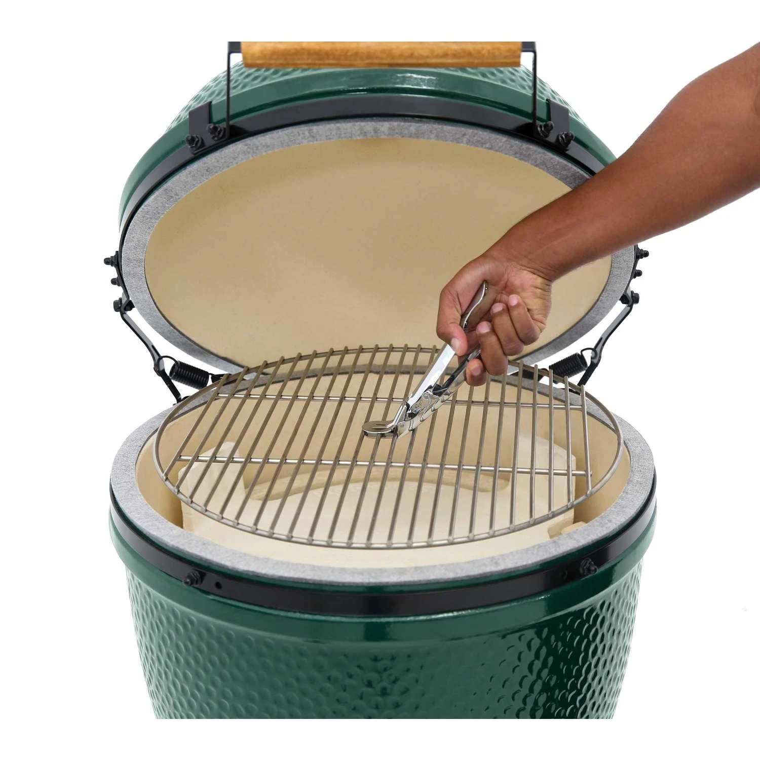 Big Green Egg 18.25 In. Large EGG Package With 76 In Island Charcoal Kamado Grill And Smoker Green 5 Big Green Egg 18.25 In. Large EGG Package With 76 In Island Charcoal Kamado Grill And Smoker Green - Image 5