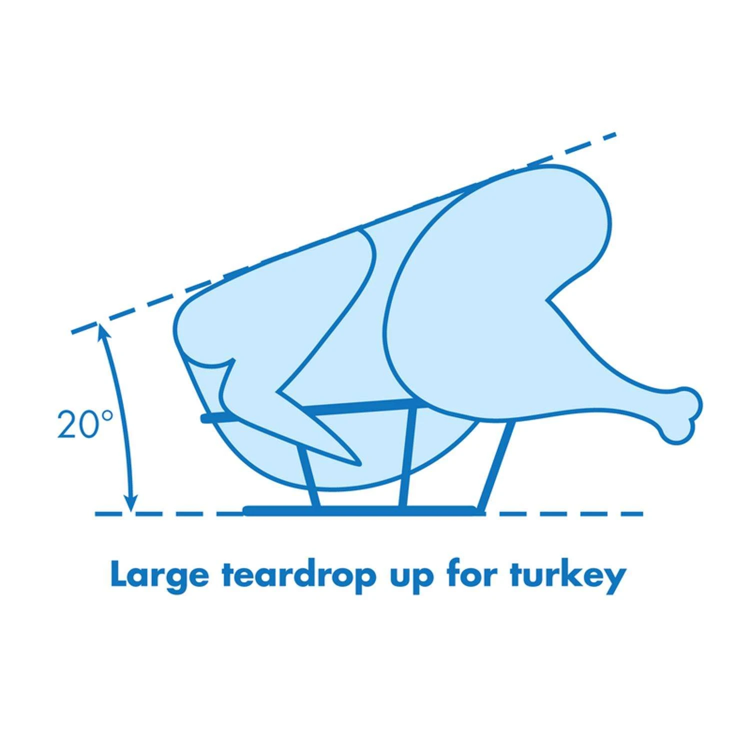 Topsy Turkey/Choice Chicken Stainless Steel Roasting Rack 20 Lb 9 In. L X 11 In. W 1 Pc 8 Topsy Turkey/Choice Chicken Stainless Steel Roasting Rack 20 Lb 9 In. L X 11 In. W 1 Pc - Image 8