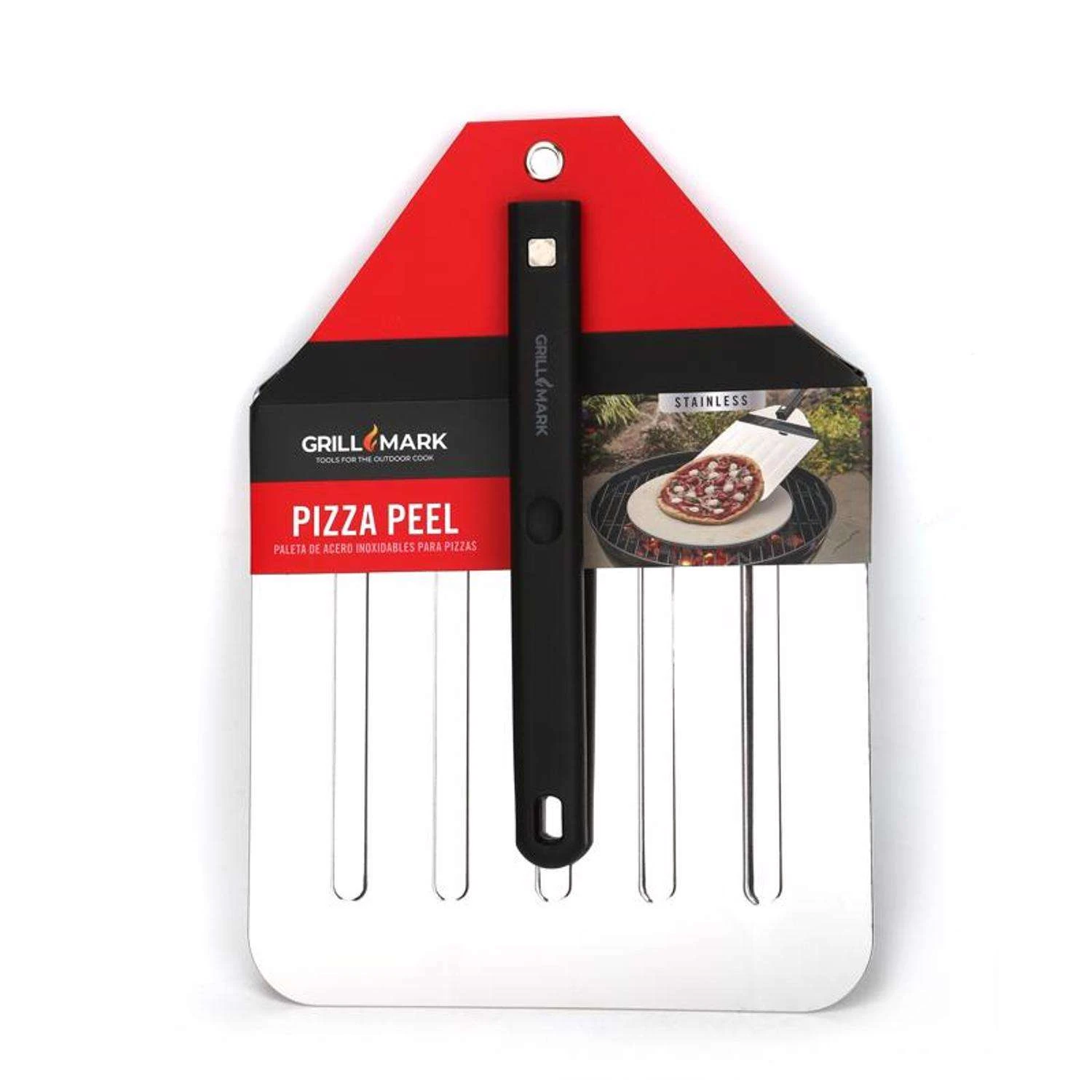 Grill Mark Stainless Steel Black/Silver Pizza Peel 1 Pk 1 Grill Mark Stainless Steel Black/Silver Pizza Peel 1 Pk