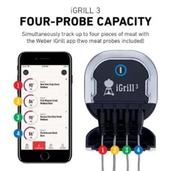 Weber IGrill 3 Digital Bluetooth Enabled Grill/Meat Thermometer 13 Weber IGrill 3 Digital Bluetooth Enabled Grill/Meat Thermometer -The Grill Spot 4118b86b 836a 4fbd af1d 0f71d84e47e2