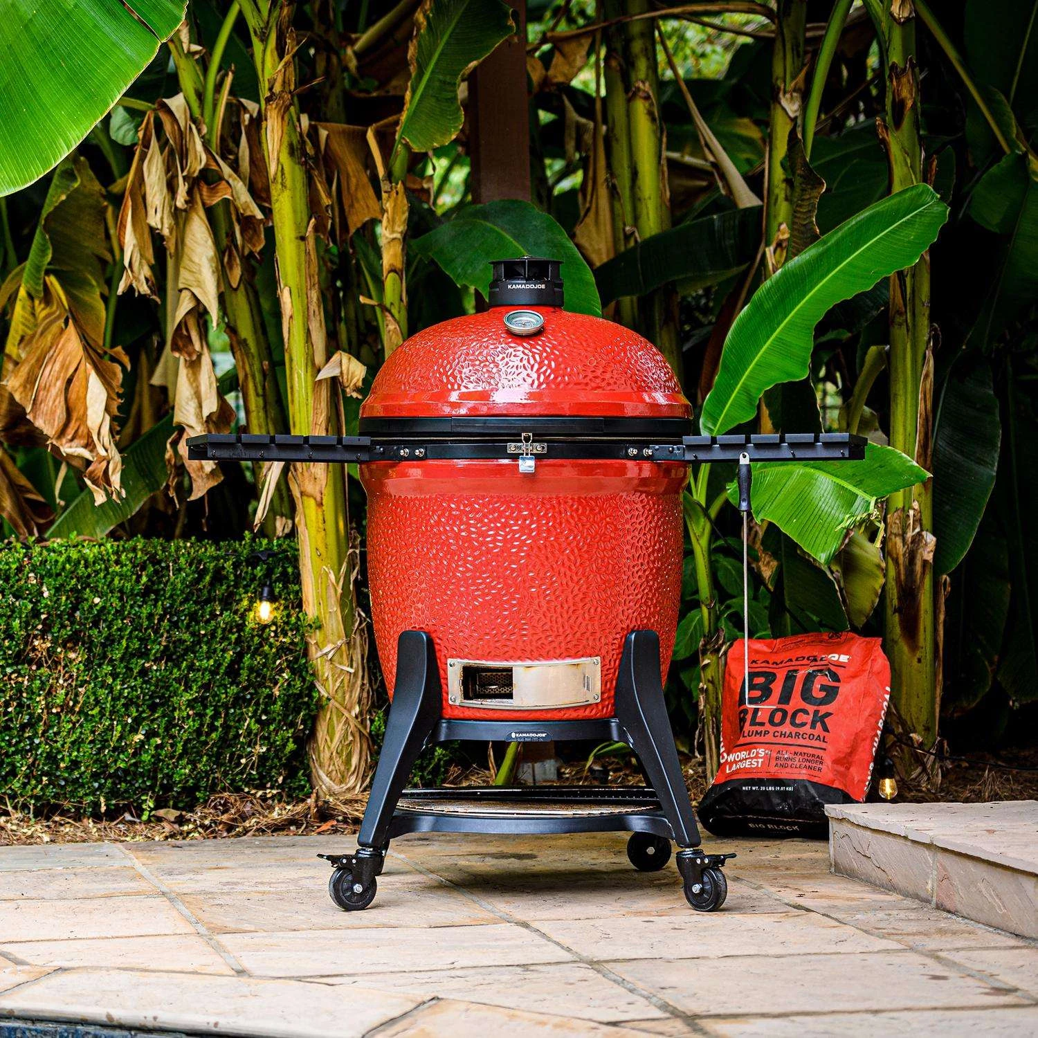 Kamado Joe 24 In. Big Joe III Charcoal Kamado Grill And Smoker Red 5 Kamado Joe 24 In. Big Joe III Charcoal Kamado Grill And Smoker Red - Image 5