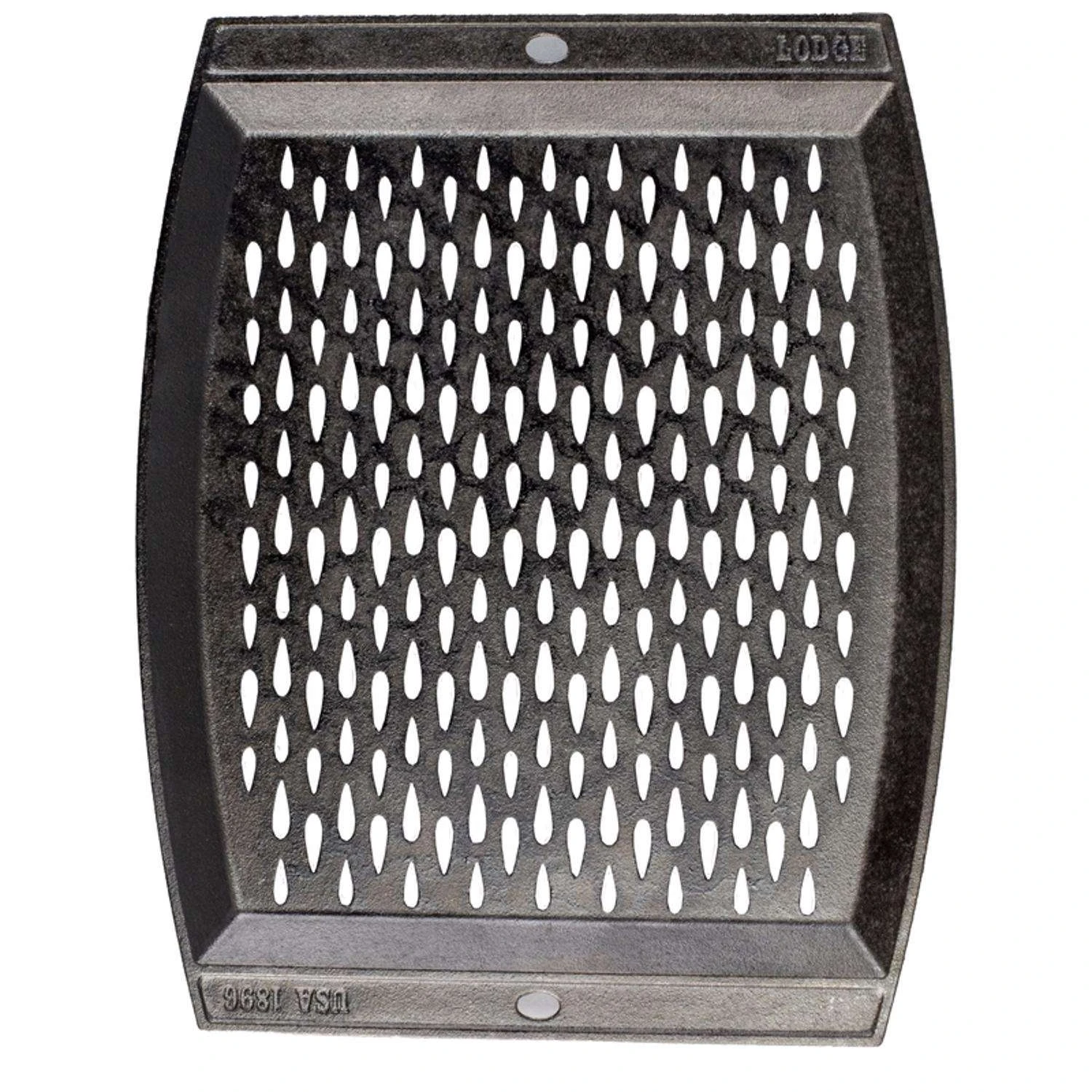 Lodge Cast Iron Grill Topper 15 In. L X 12.66 In. W 1 Pk 2 Lodge Cast Iron Grill Topper 15 In. L X 12.66 In. W 1 Pk - Image 2