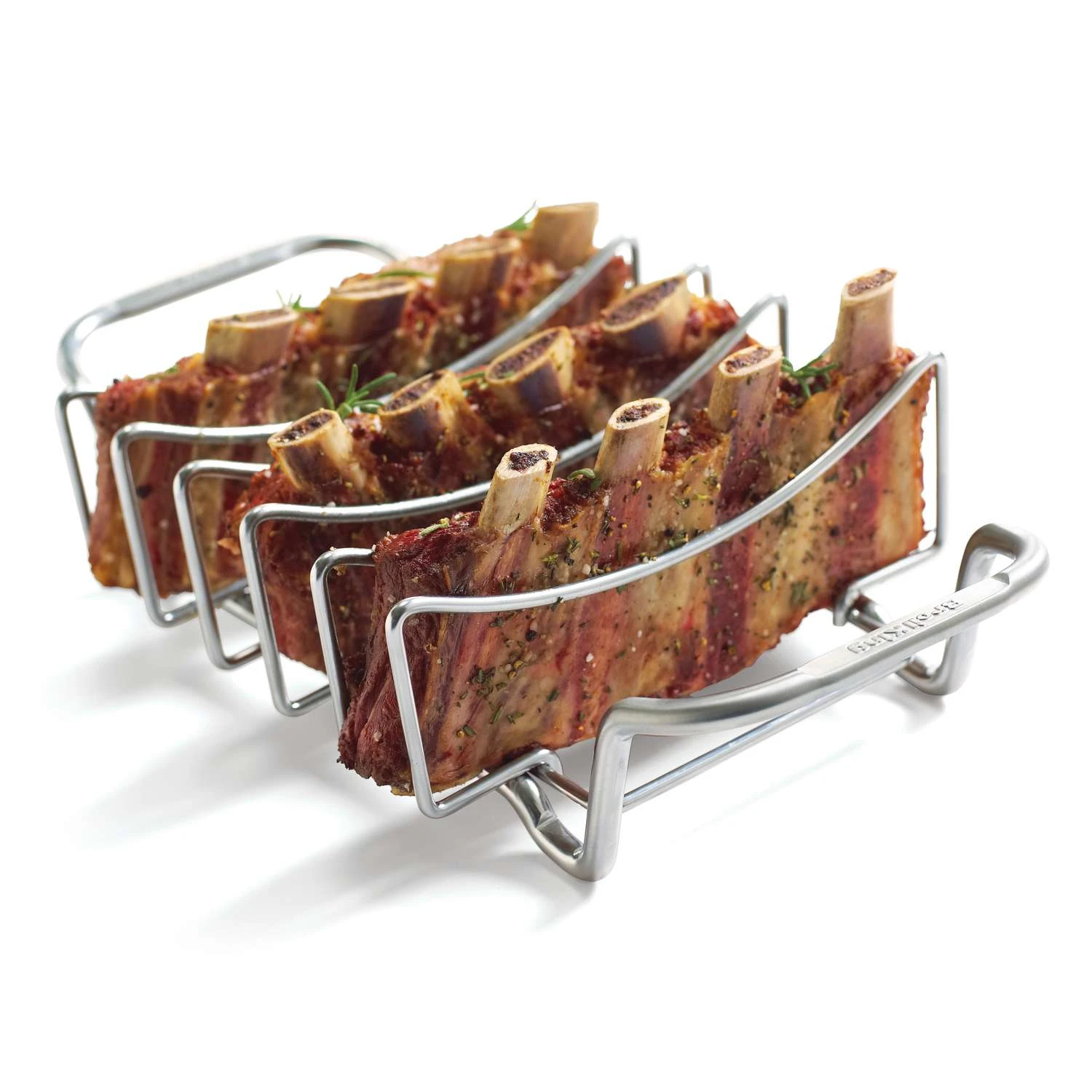 Broil King Stainless Steel Rib Rack 15.2 In. L X 8.6 In. W 1 Pk 5 Broil King Stainless Steel Rib Rack 15.2 In. L X 8.6 In. W 1 Pk - Image 5