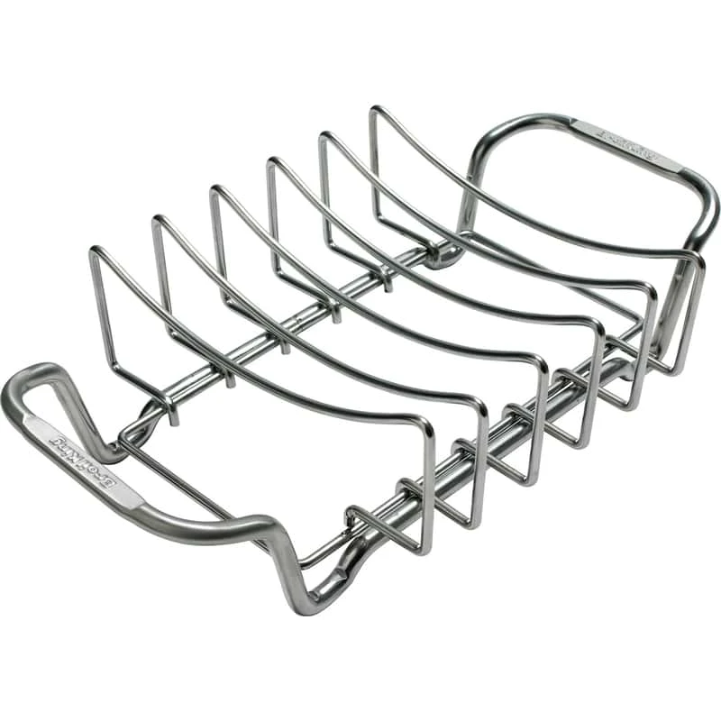 Broil King Stainless Steel Rib Rack 15.2 In. L X 8.6 In. W 1 Pk 1 Broil King Stainless Steel Rib Rack 15.2 In. L X 8.6 In. W 1 Pk