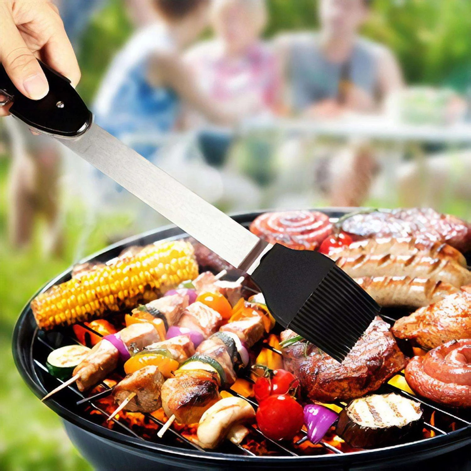 Mad Man Stainless Steel Black/Silver Grill Multi-Tool 1 Pk 3 Mad Man Stainless Steel Black/Silver Grill Multi-Tool 1 Pk - Image 3