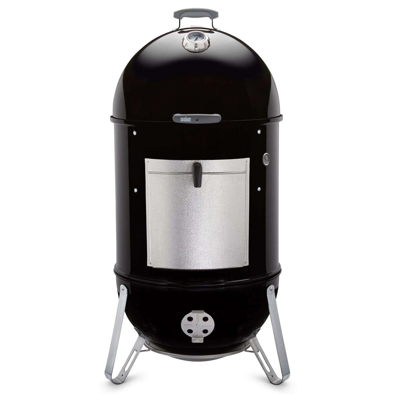 Weber Smokey Mountain Charcoal/Wood Bullet Smoker Black 1 Weber Smokey Mountain Charcoal/Wood Bullet Smoker Black