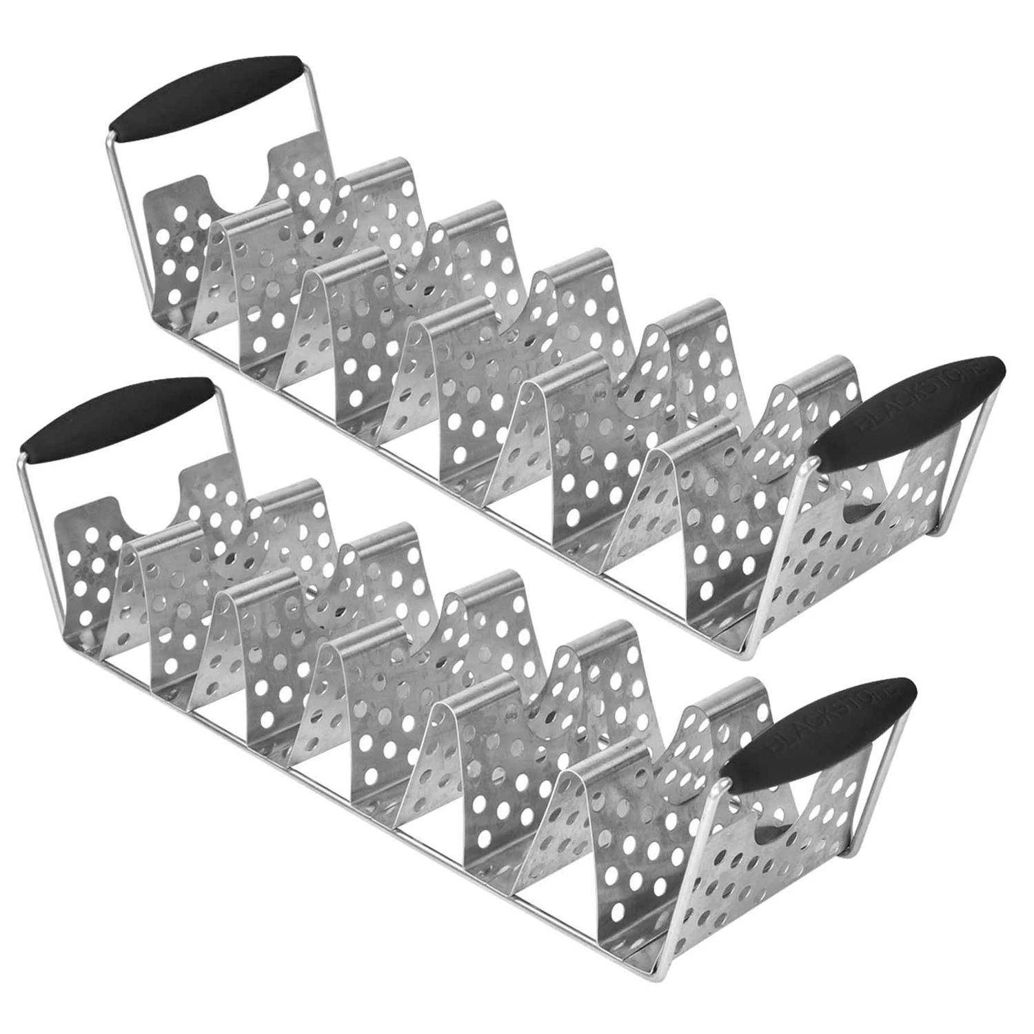 Blackstone Deluxe Stainless Steel Taco Tray 17.71 In. L X 4.5 In. W 2 Pk 1 Blackstone Deluxe Stainless Steel Taco Tray 17.71 In. L X 4.5 In. W 2 Pk