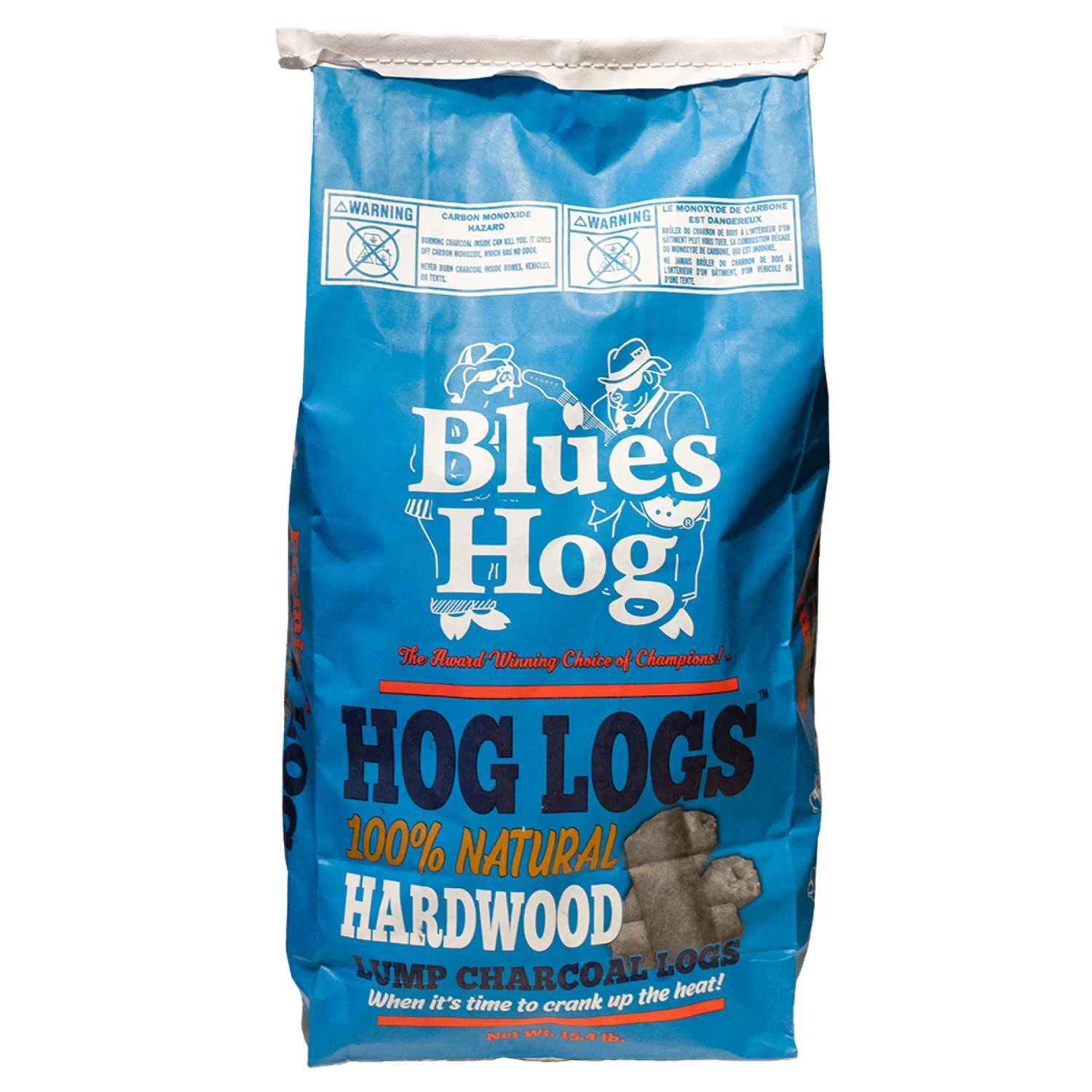 Blues Hog Hog Logs All Natural Hardwood Lump Charcoal 15.4 Lb 1 Blues Hog Hog Logs All Natural Hardwood Lump Charcoal 15.4 Lb