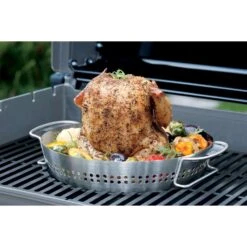 Weber Gourmet BBQ System Stainless Steel Poultry Roaster 15.9 In. L X 13 In. W 1 Pk -The Grill Spot 65838ce6 c9d1 4952 9cef f3ebf8f48fad