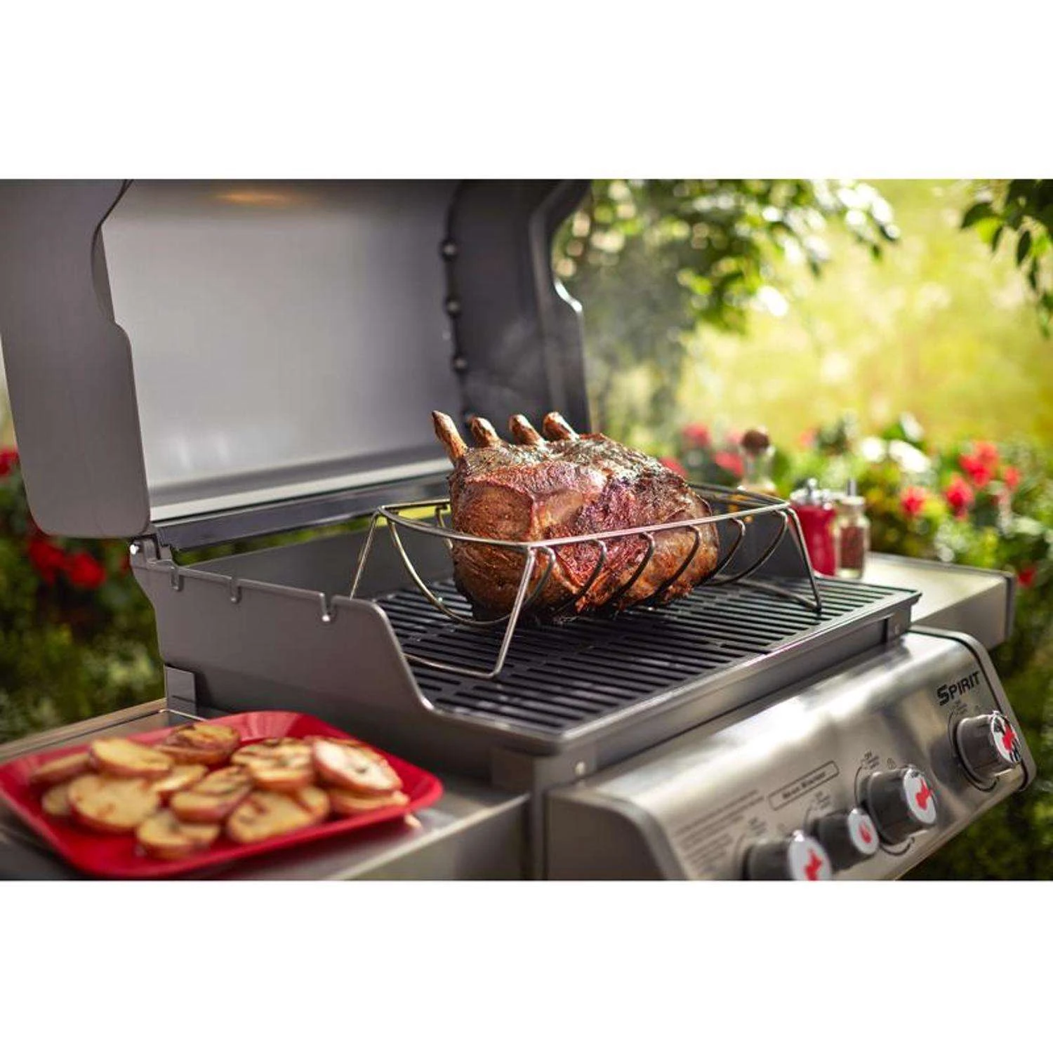 Weber Steel Roasting Rack 17.1 In. L X 10.5 In. W 1 Pk 7 Weber Steel Roasting Rack 17.1 In. L X 10.5 In. W 1 Pk - Image 7