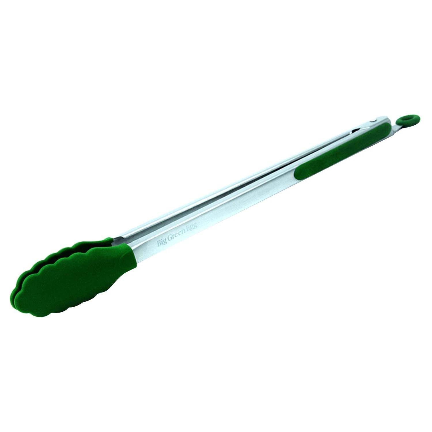 Big Green Egg Silicone/Stainless Steel Green/Silver Grill Tongs 1 Pc 1 Big Green Egg Silicone/Stainless Steel Green/Silver Grill Tongs 1 Pc