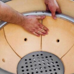 Kamado Joe 18 In. Classic Joe II Charcoal Kamado Grill And Smoker Red -The Grill Spot 6a52caba b1ef 44a4 af05 c24bbbbbdfb4