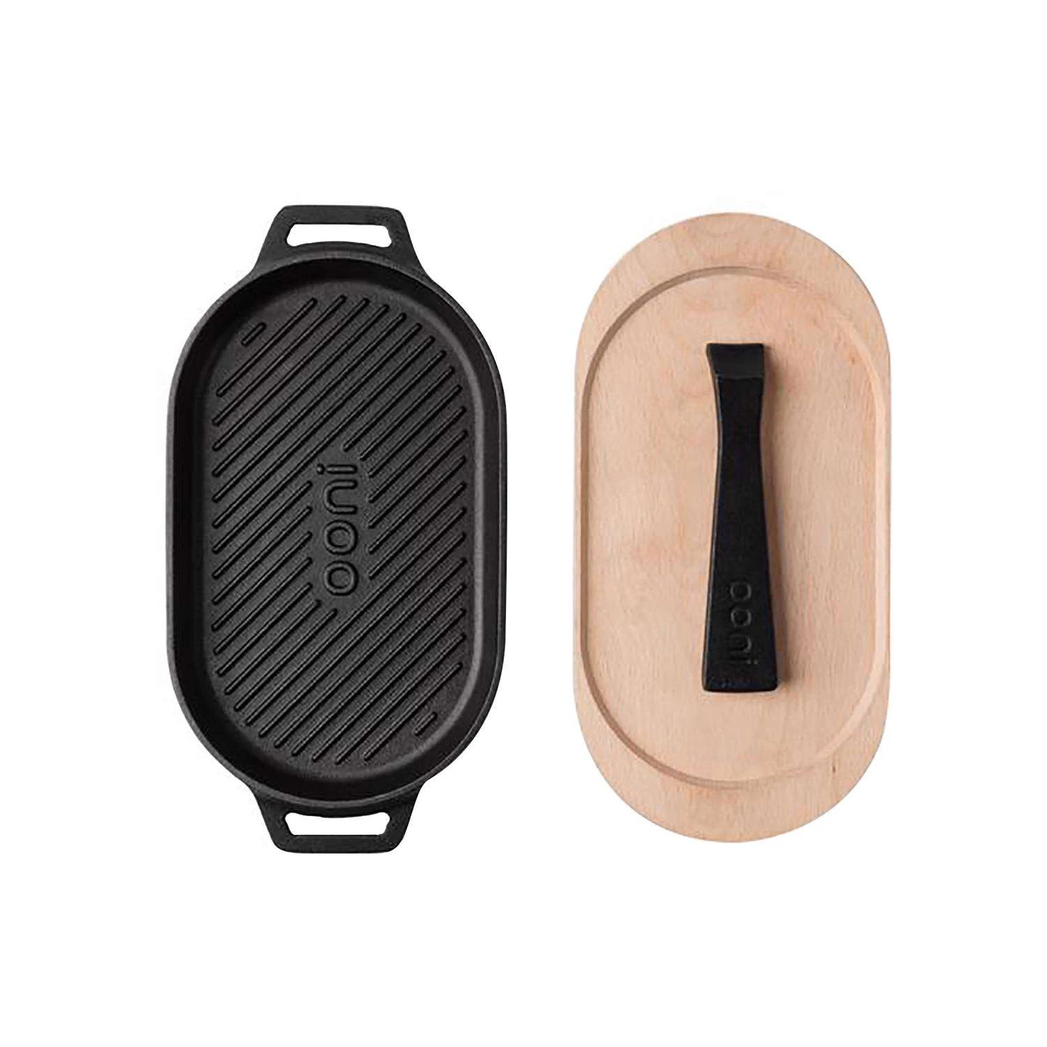 Ooni Cast Iron Grizzler Pan 12.2 In. L X 6.3 In. W 1 Pk 3 Ooni Cast Iron Grizzler Pan 12.2 In. L X 6.3 In. W 1 Pk - Image 3