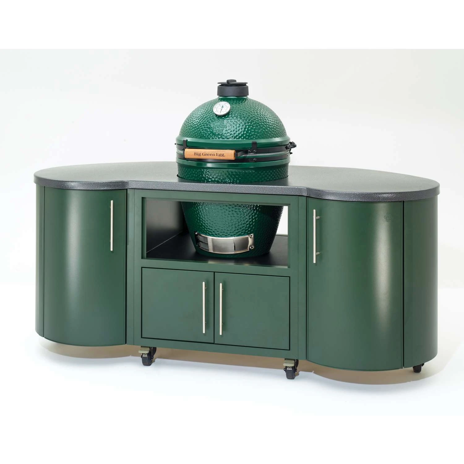 Big Green Egg 18.25 In. Large EGG Package With 76 In Island Charcoal Kamado Grill And Smoker Green 2 Big Green Egg 18.25 In. Large EGG Package With 76 In Island Charcoal Kamado Grill And Smoker Green - Image 2