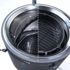 Burch Barrel 18 In. Charcoal/Wood Grill And Smoker Black 11 Burch Barrel 18 In. Charcoal/Wood Grill And Smoker Black -The Grill Spot 7294b544 f187 43a9 ae97 7ca6e5125115