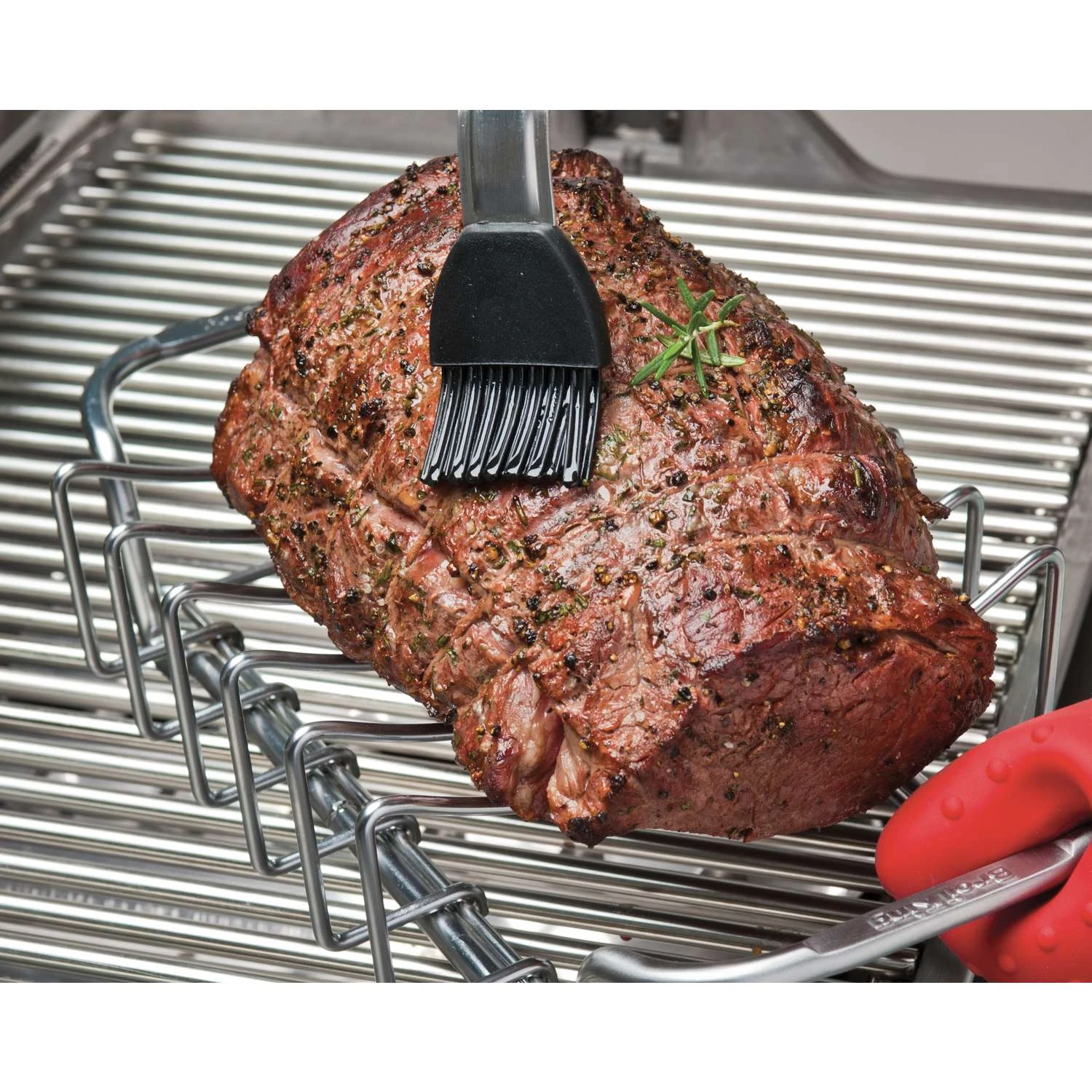 Broil King Stainless Steel Rib Rack 15.2 In. L X 8.6 In. W 1 Pk 6 Broil King Stainless Steel Rib Rack 15.2 In. L X 8.6 In. W 1 Pk - Image 6