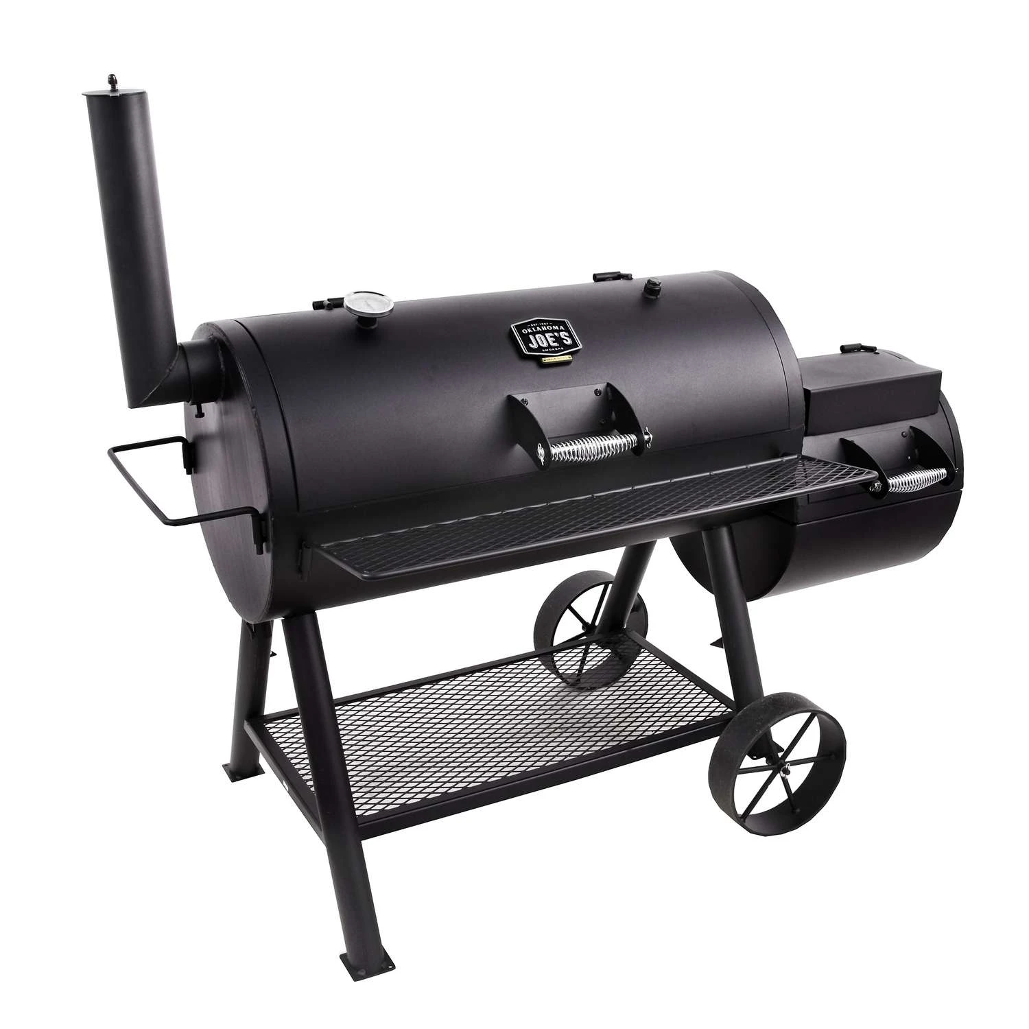 Oklahoma Joe's Longhorn Charcoal/Wood Offset Smoker Black 5 Oklahoma Joe's Longhorn Charcoal/Wood Offset Smoker Black - Image 5