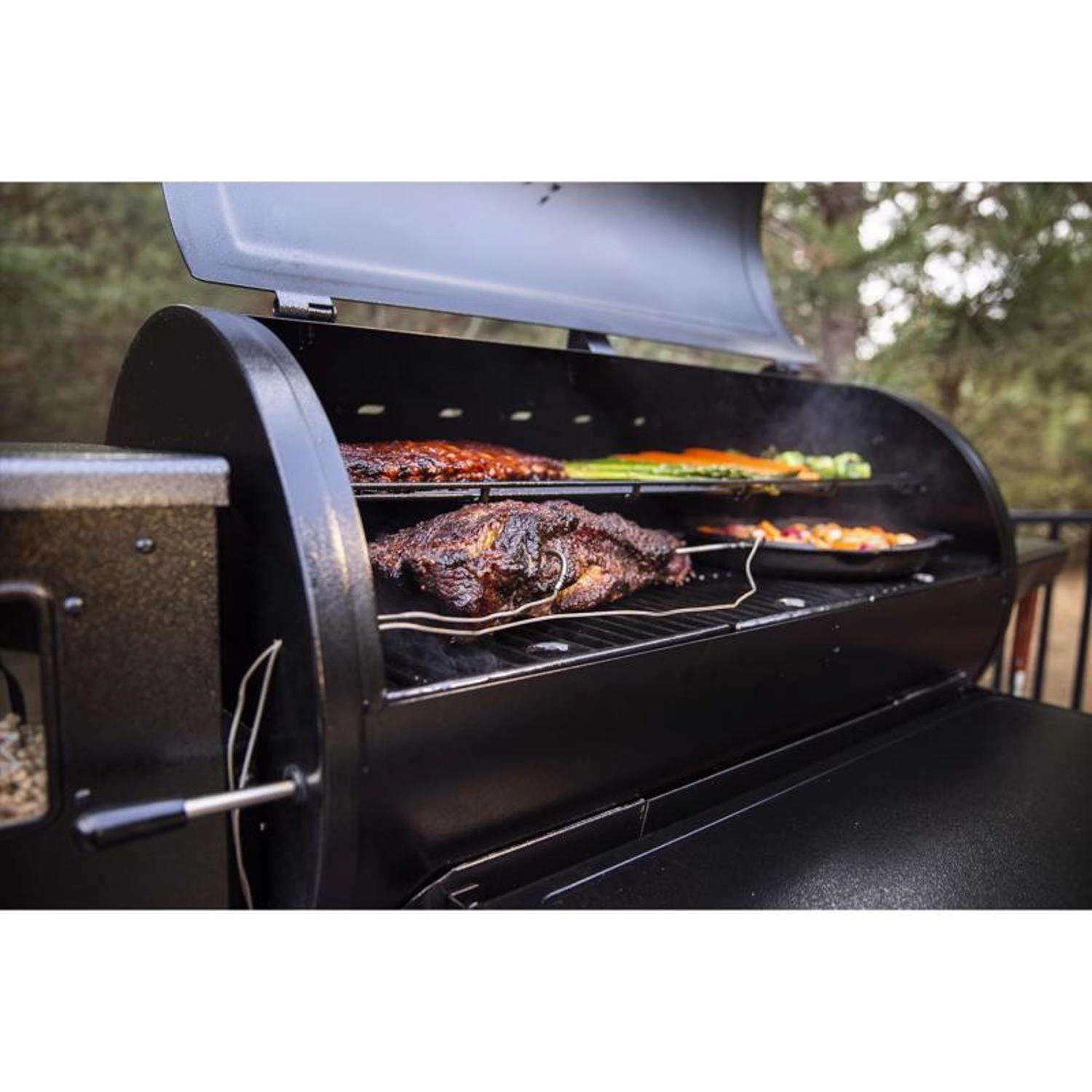 Pit Boss Navigator 1150G Wood Pellet Grill And Smoker Black 6 Pit Boss Navigator 1150G Wood Pellet Grill And Smoker Black - Image 6
