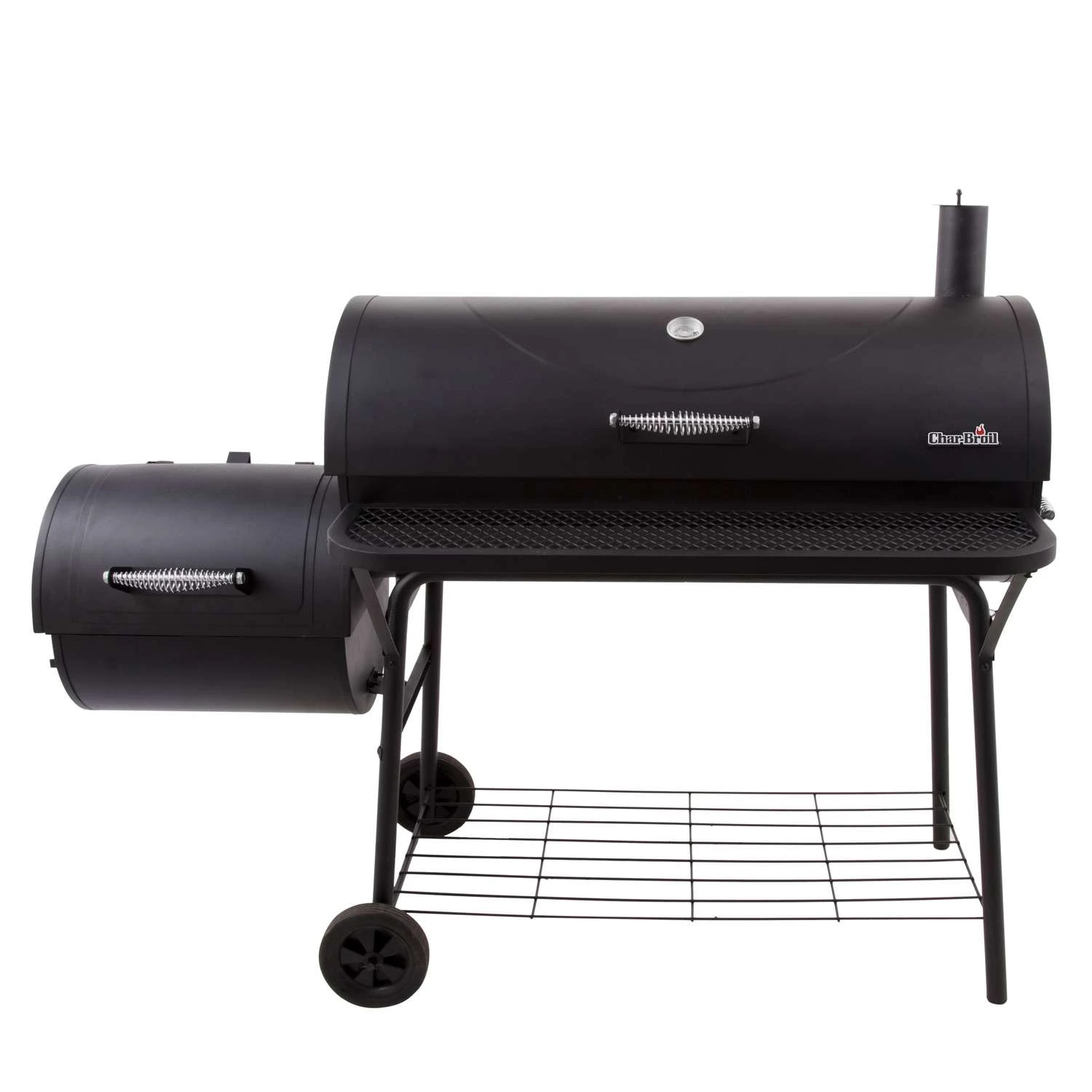 Char-Broil American Gourmet Charcoal Offset Smoker Black 1 Char-Broil American Gourmet Charcoal Offset Smoker Black