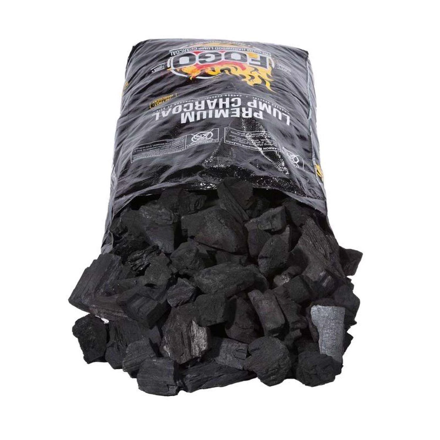 FOGO Premium (Black Bag) All Natural Lump Charcoal 17.6 Lb 3 FOGO Premium (Black Bag) All Natural Lump Charcoal 17.6 Lb - Image 3