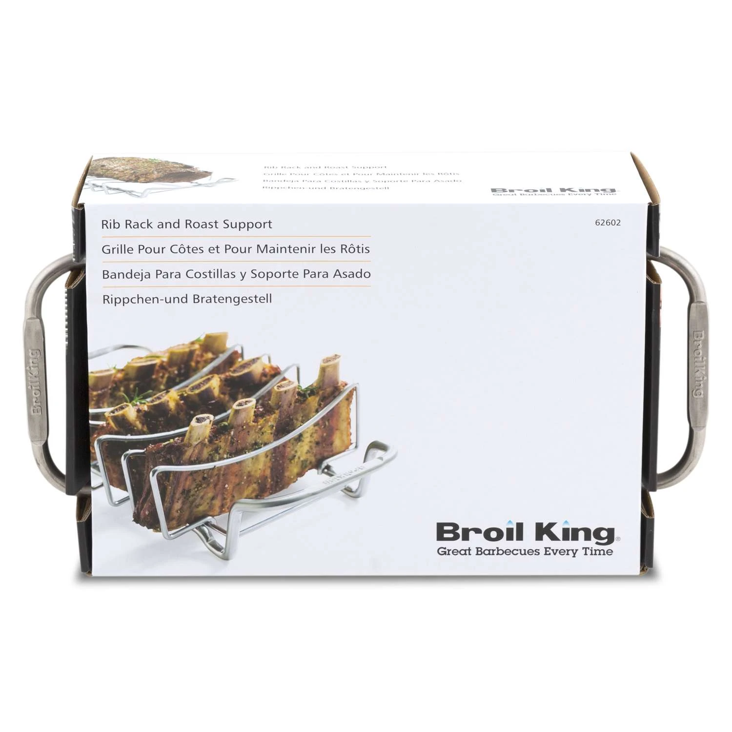 Broil King Stainless Steel Rib Rack 15.2 In. L X 8.6 In. W 1 Pk 2 Broil King Stainless Steel Rib Rack 15.2 In. L X 8.6 In. W 1 Pk - Image 2