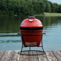 Kamado Joe 13.5 In. Joe Jr. Charcoal Kamado Grill And Smoker Red -The Grill Spot 861d0ec0 37ca 4296 b6d7 d2f247ae0c44