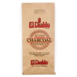 El Diablo All Natural Mesquite Lump Charcoal 40 Lb