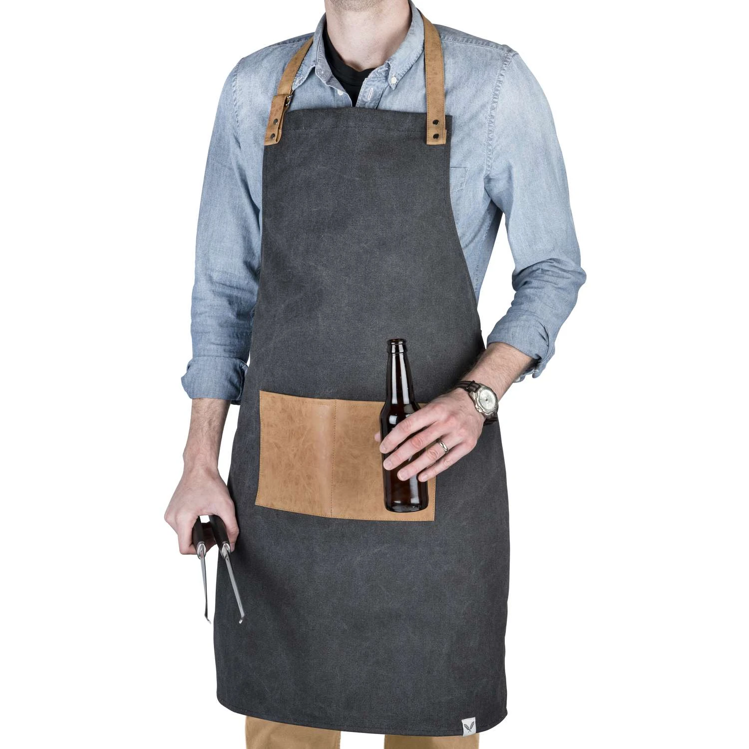 True Foster & Rye Canvas Apron 35 In. L X 26.75 In. W 1 Pk 3 True Foster & Rye Canvas Apron 35 In. L X 26.75 In. W 1 Pk - Image 3