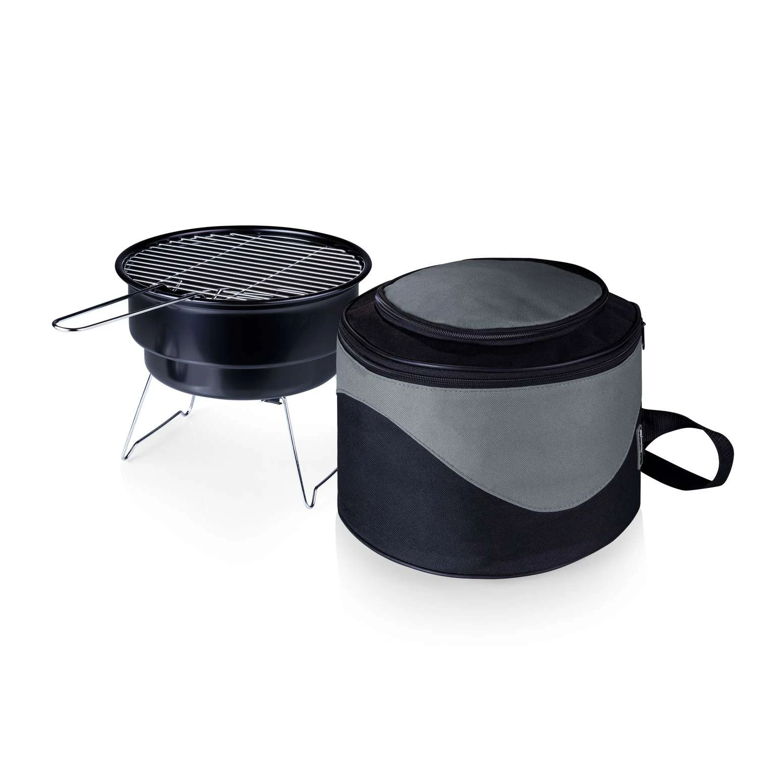 Picnic Time 10 In. Caliente Charcoal Grill Black 1 Picnic Time 10 In. Caliente Charcoal Grill Black