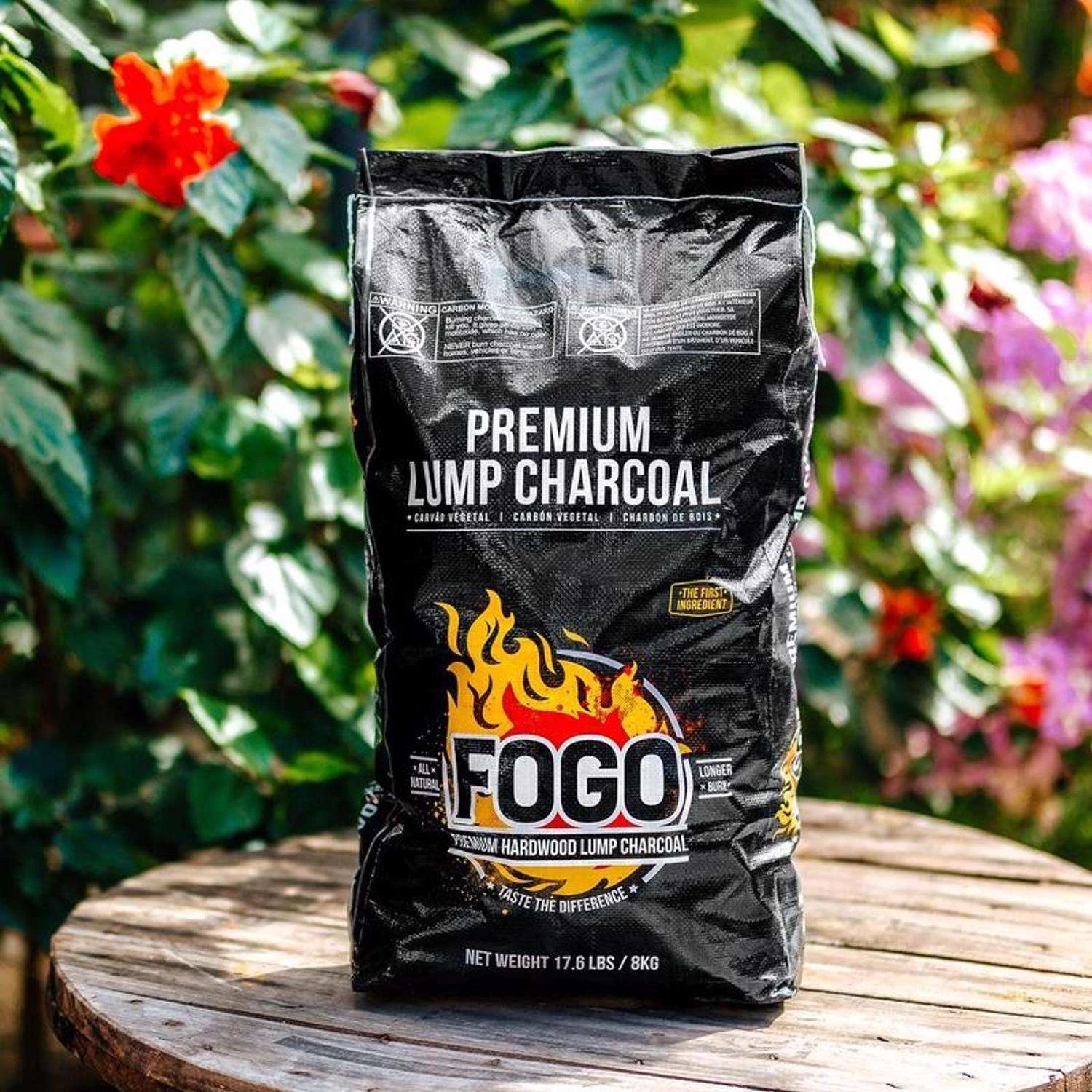 FOGO Premium (Black Bag) All Natural Lump Charcoal 17.6 Lb 4 FOGO Premium (Black Bag) All Natural Lump Charcoal 17.6 Lb - Image 4